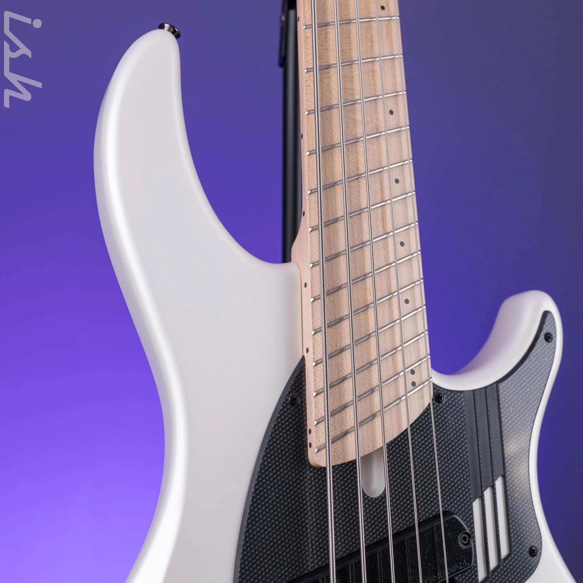 Dingwall NG-3 5-String Bass Matte Ducati Pearl White - Image 3