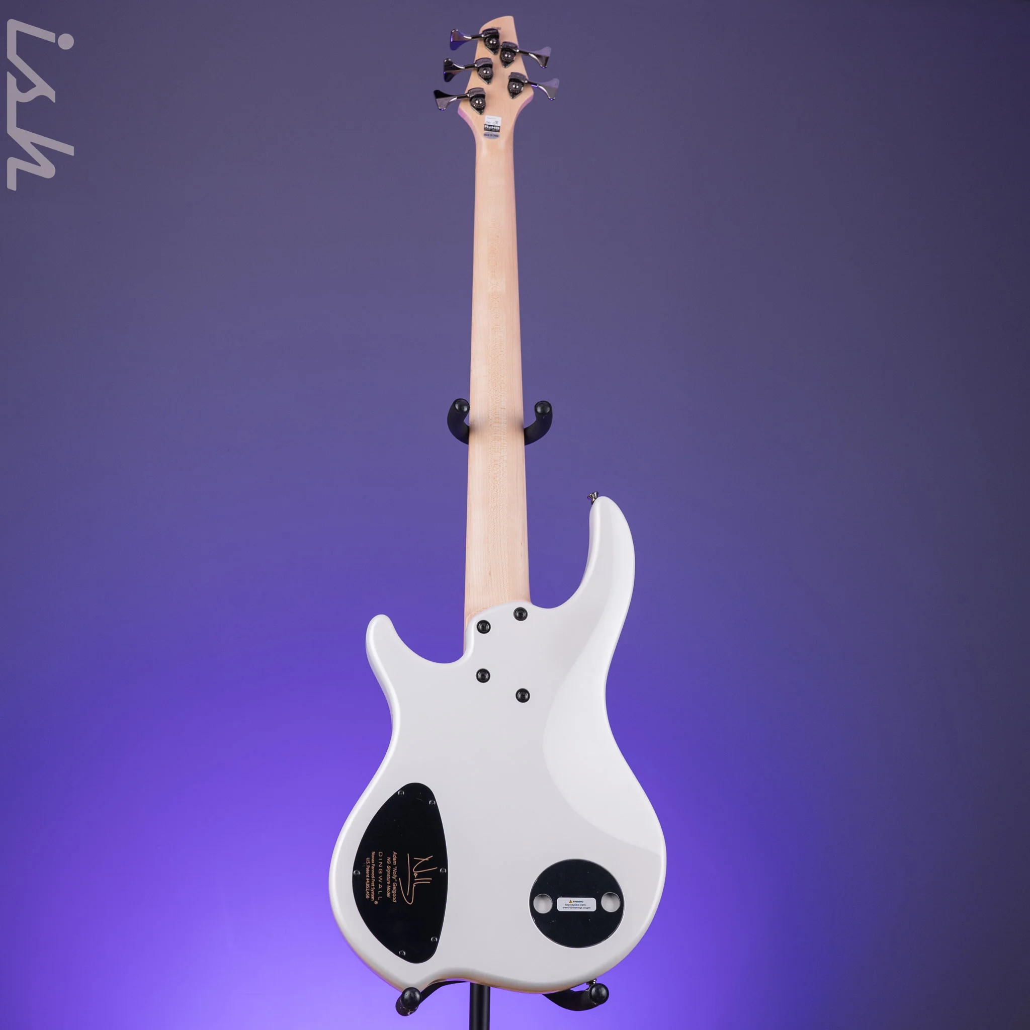 Dingwall NG-3 5-String Bass Matte Ducati Pearl White - Image 6