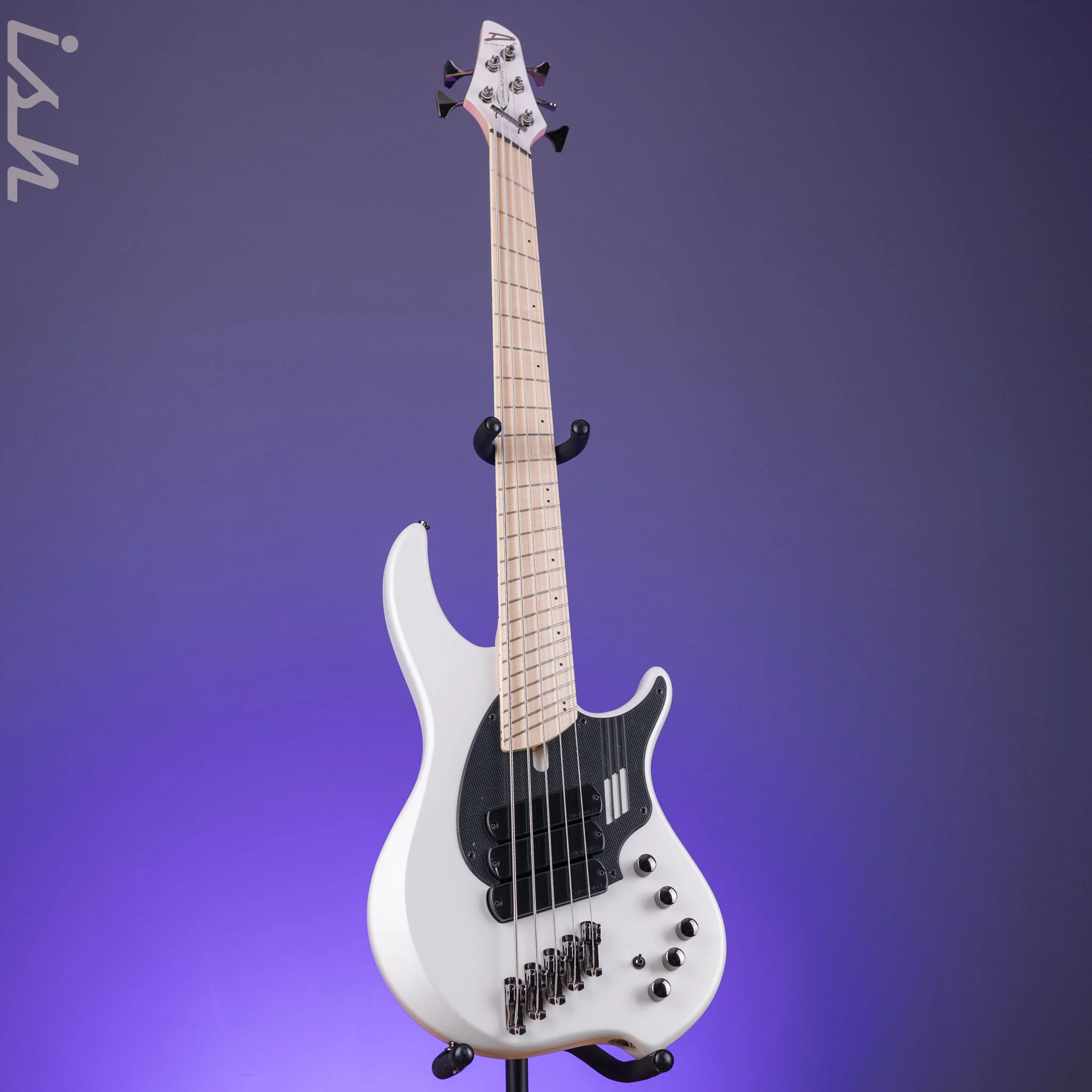 Dingwall NG-3 5-String Bass Matte Ducati Pearl White - Image 2