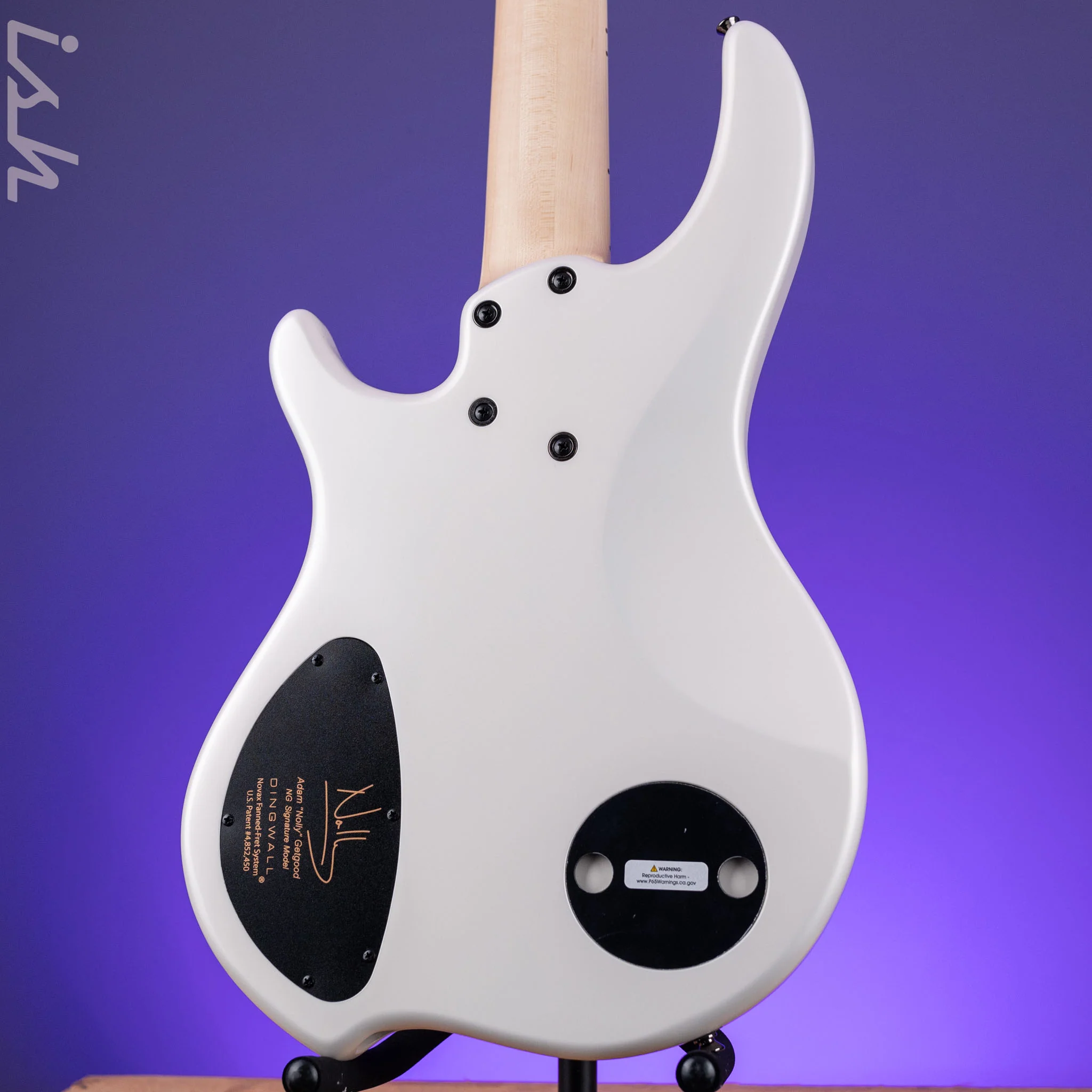 Dingwall NG-3 5-String Bass Matte Ducati Pearl White - Image 7