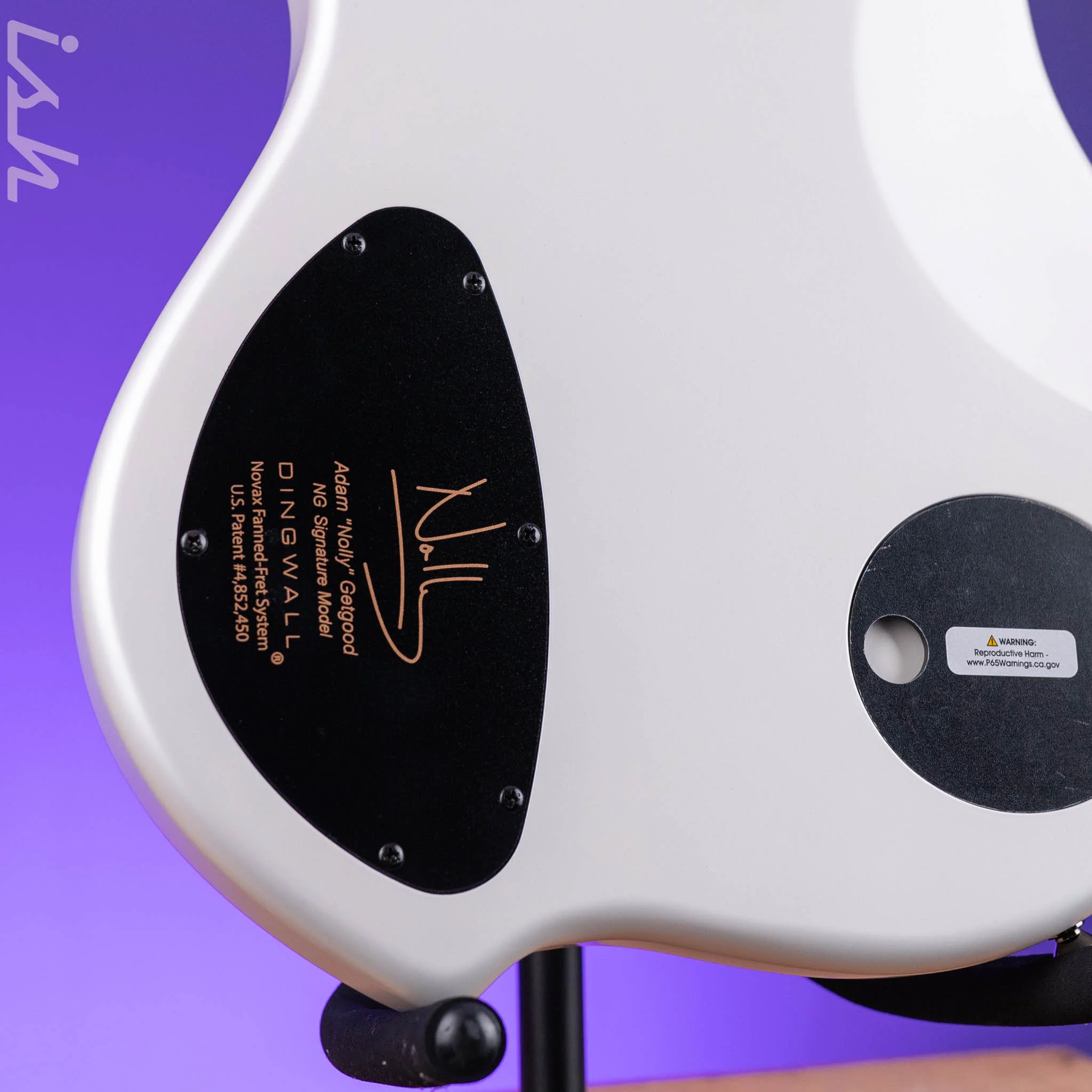 Dingwall NG-3 5-String Bass Matte Ducati Pearl White - Image 9