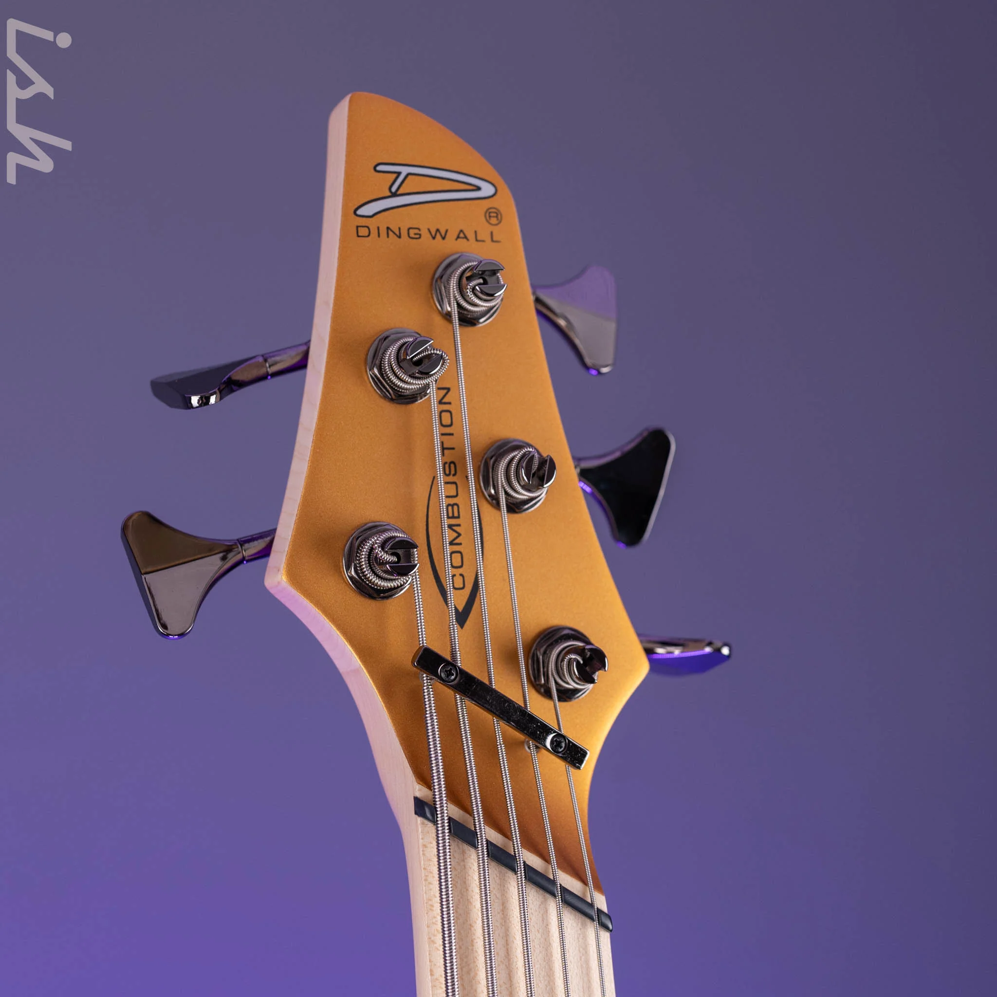 Dingwall NG-3 5-String Bass Matte Gold Metallic - Image 5