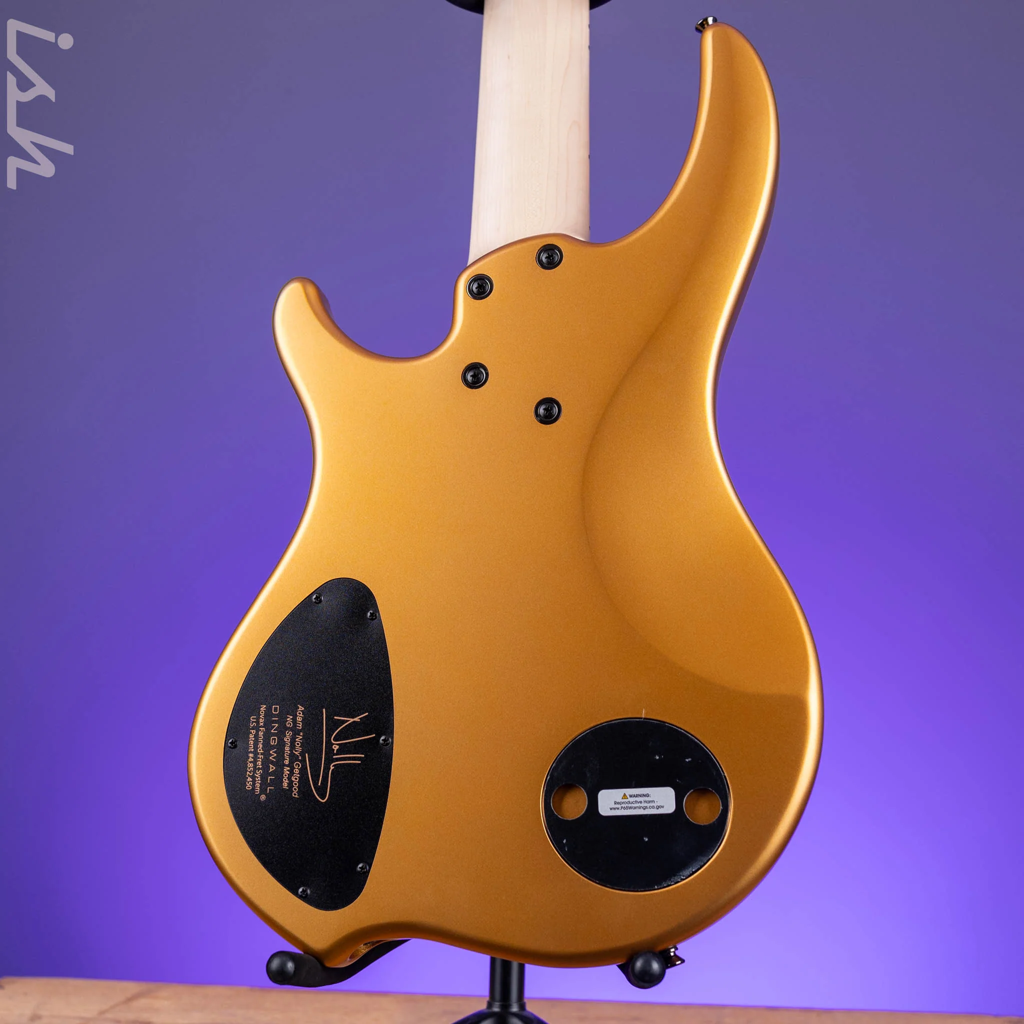 Dingwall NG-3 5-String Bass Matte Gold Metallic - Image 7