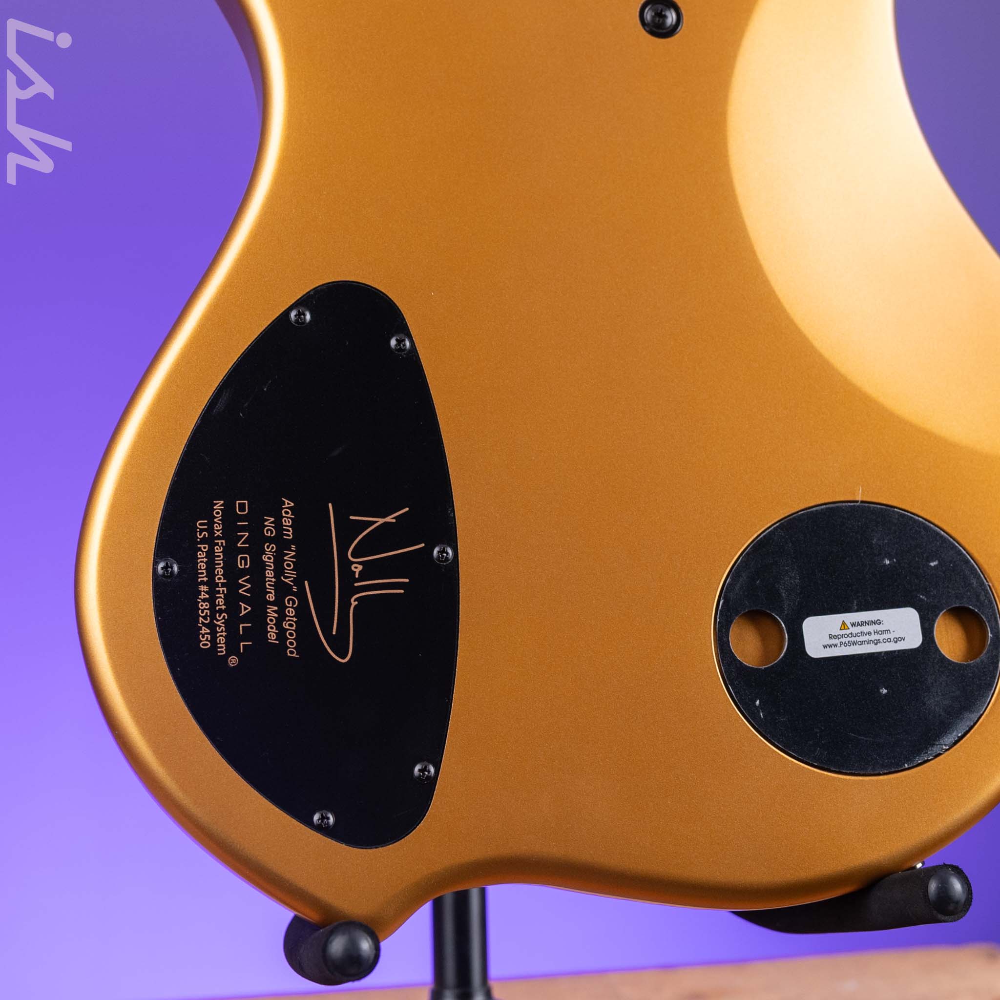 Dingwall NG-3 5-String Bass Matte Gold Metallic - Image 9