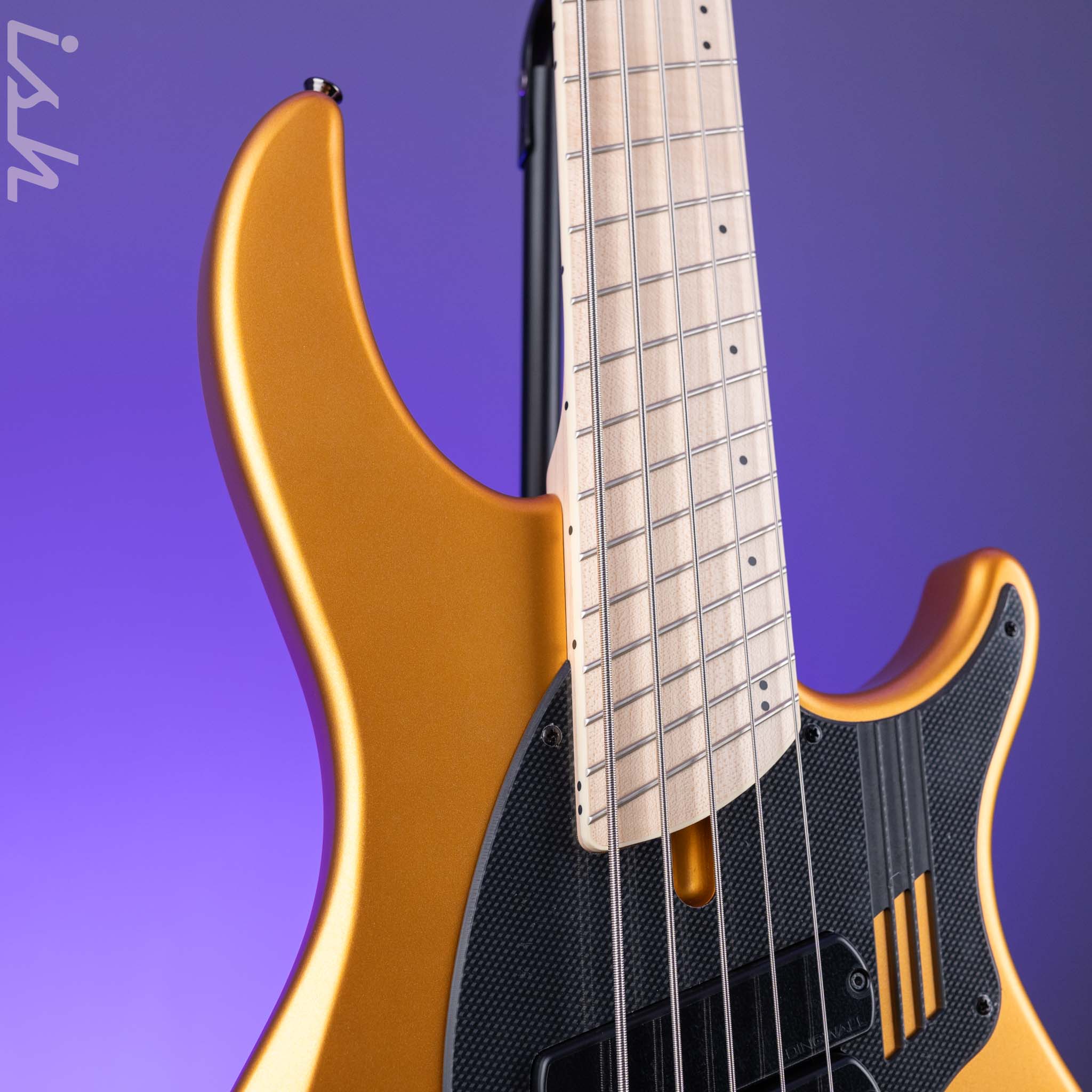 Dingwall NG-3 5-String Bass Matte Gold Metallic - Image 3
