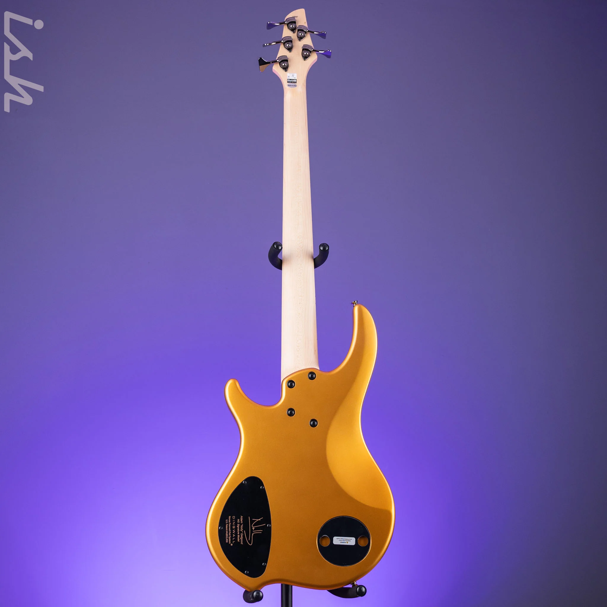 Dingwall NG-3 5-String Bass Matte Gold Metallic - Image 6