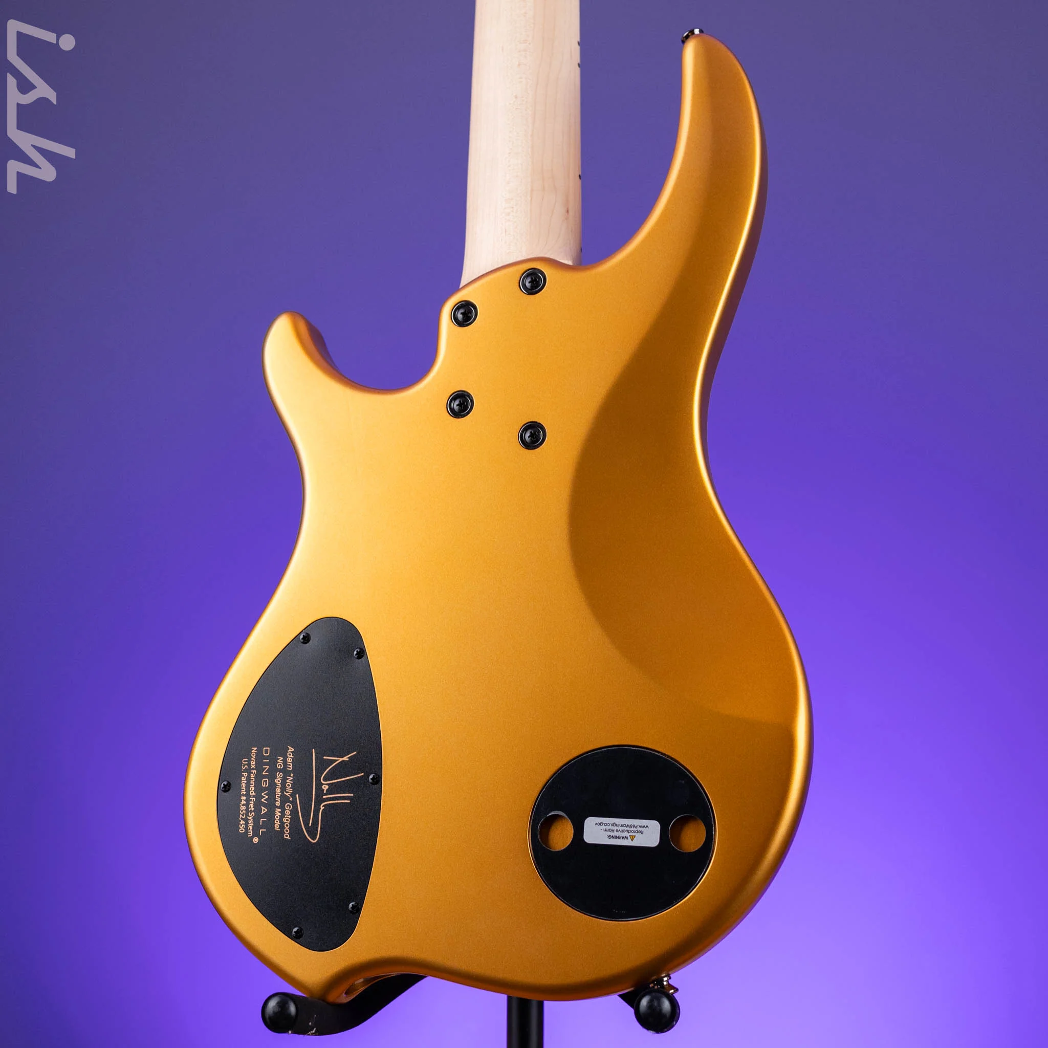 Dingwall NG-3 5-String Bass Matte Gold Metallic - Image 7
