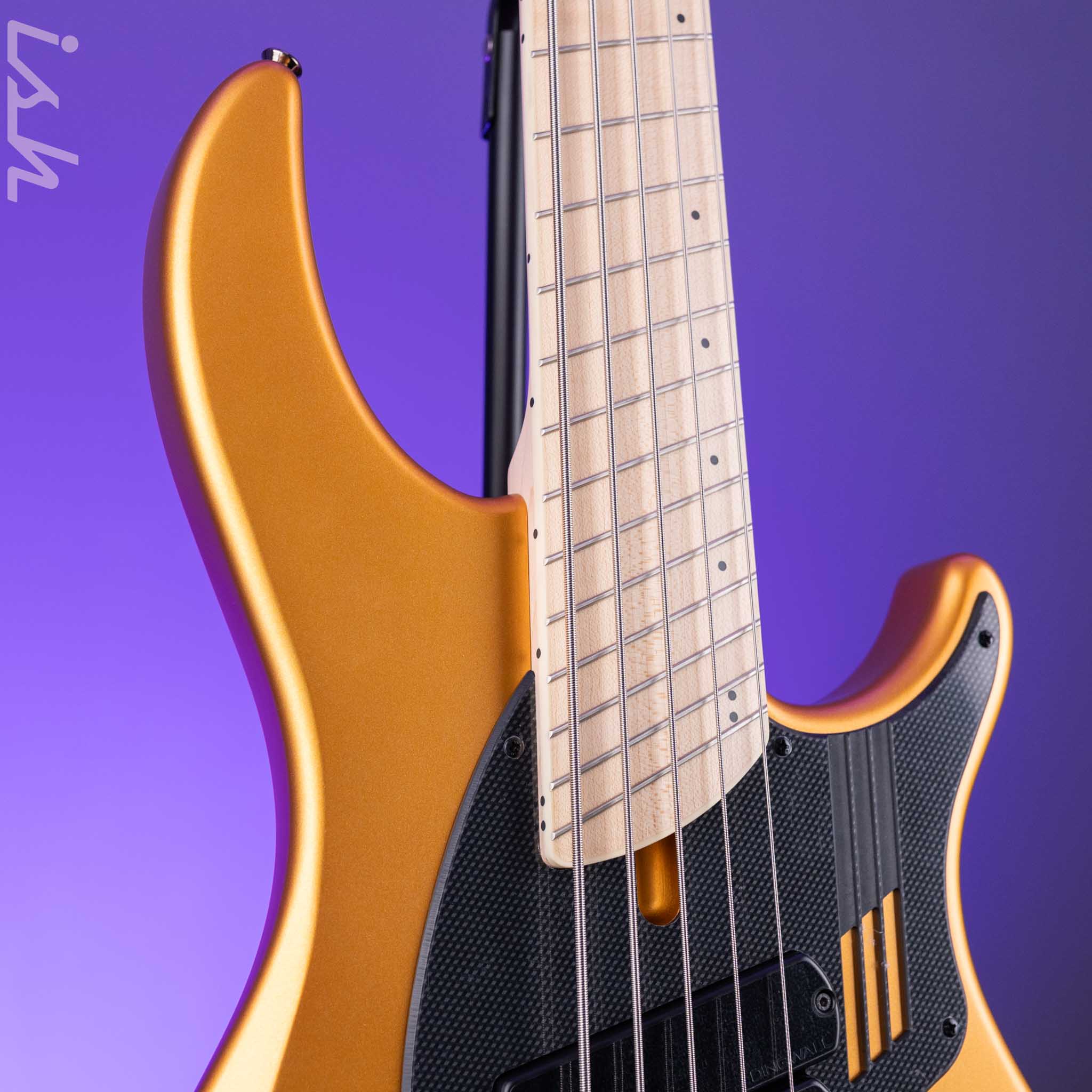 Dingwall NG-3 5-String Bass Matte Gold Metallic - Image 3