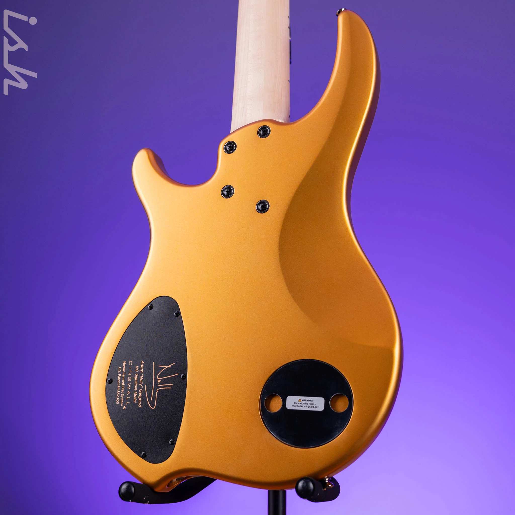 Dingwall NG-3 5-String Bass Matte Gold Metallic - Image 6