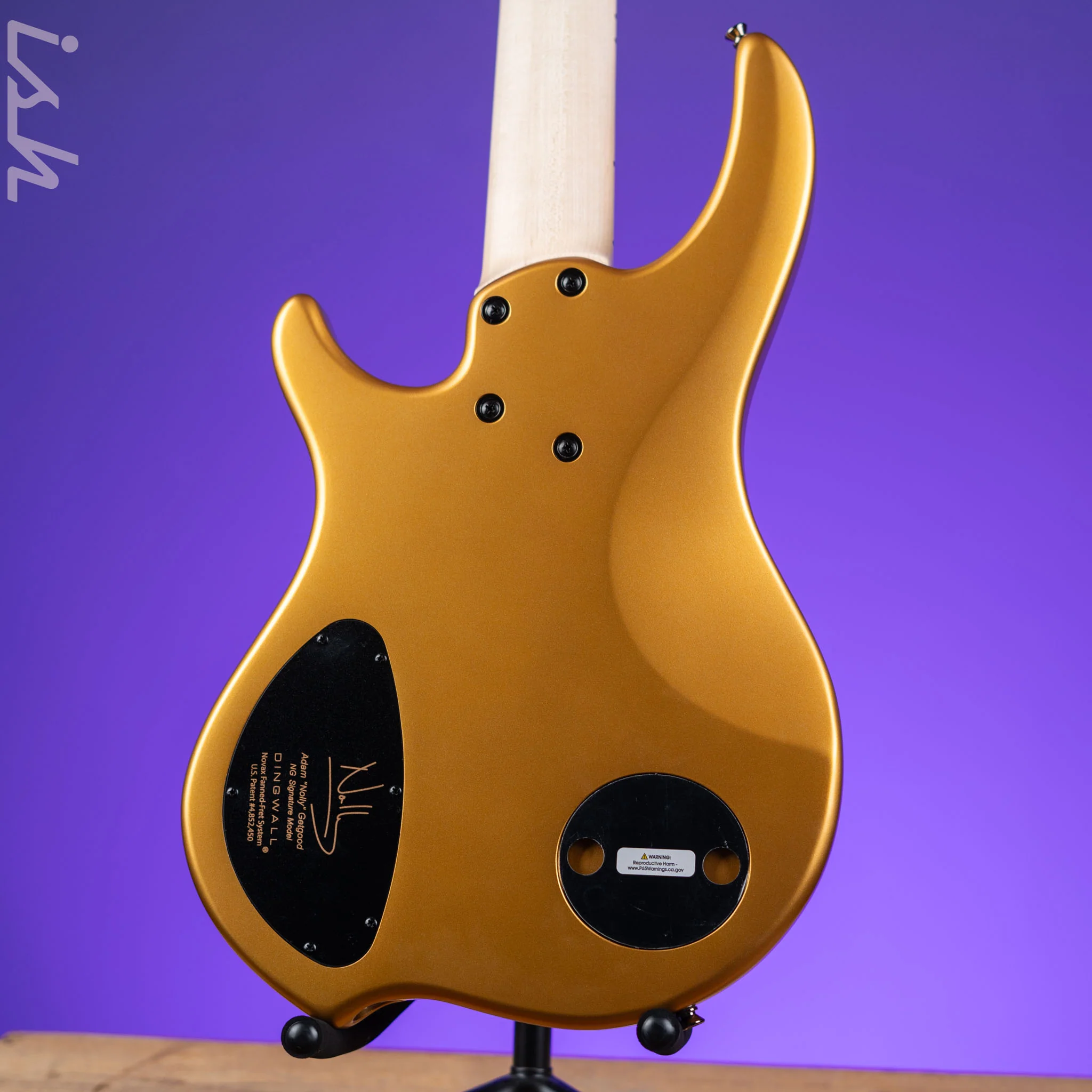 Dingwall NG-3 5-String Bass Matte Gold Metallic - Image 7