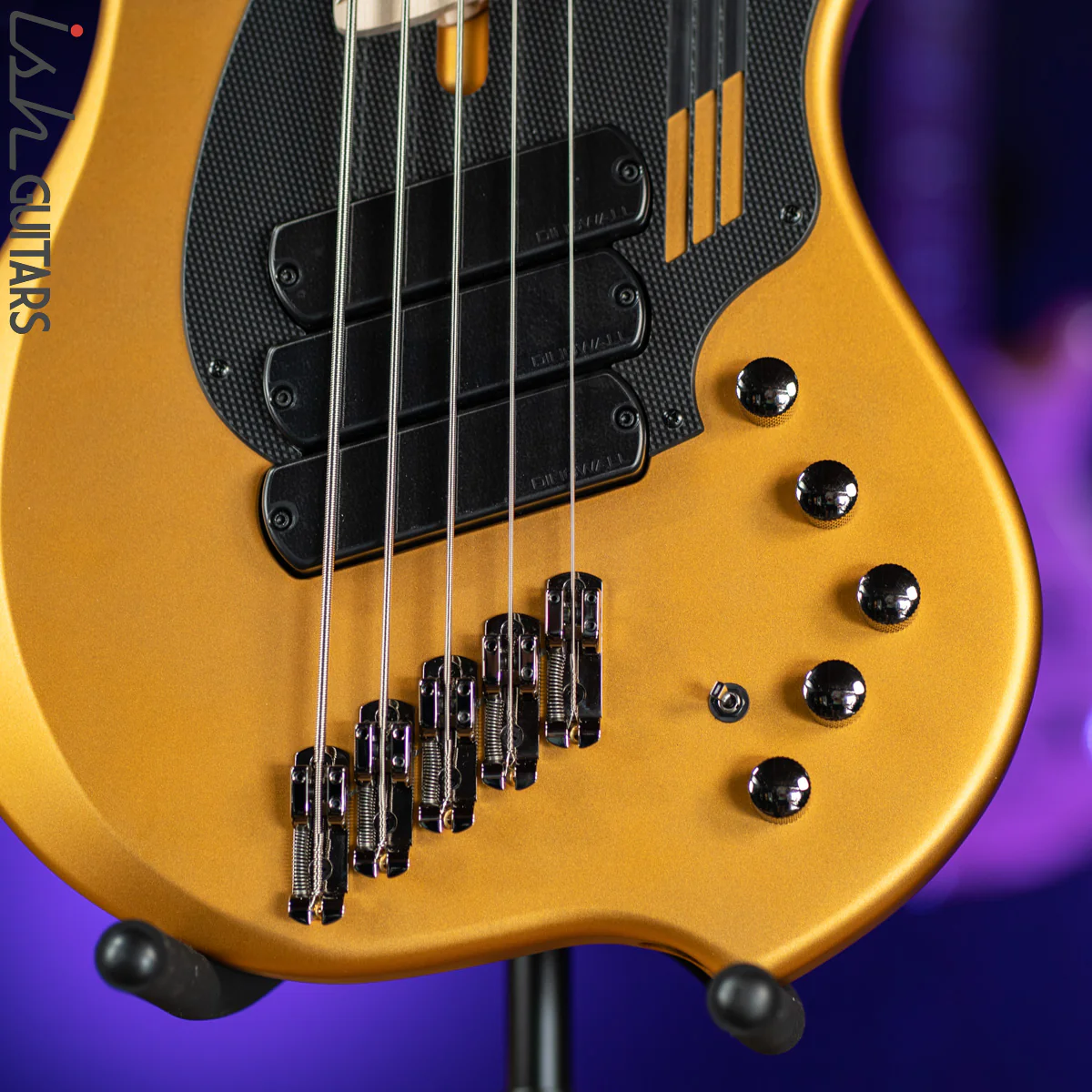 Dingwall NG-3 5-String Bass Matte Gold Metallic Bass - Image 4