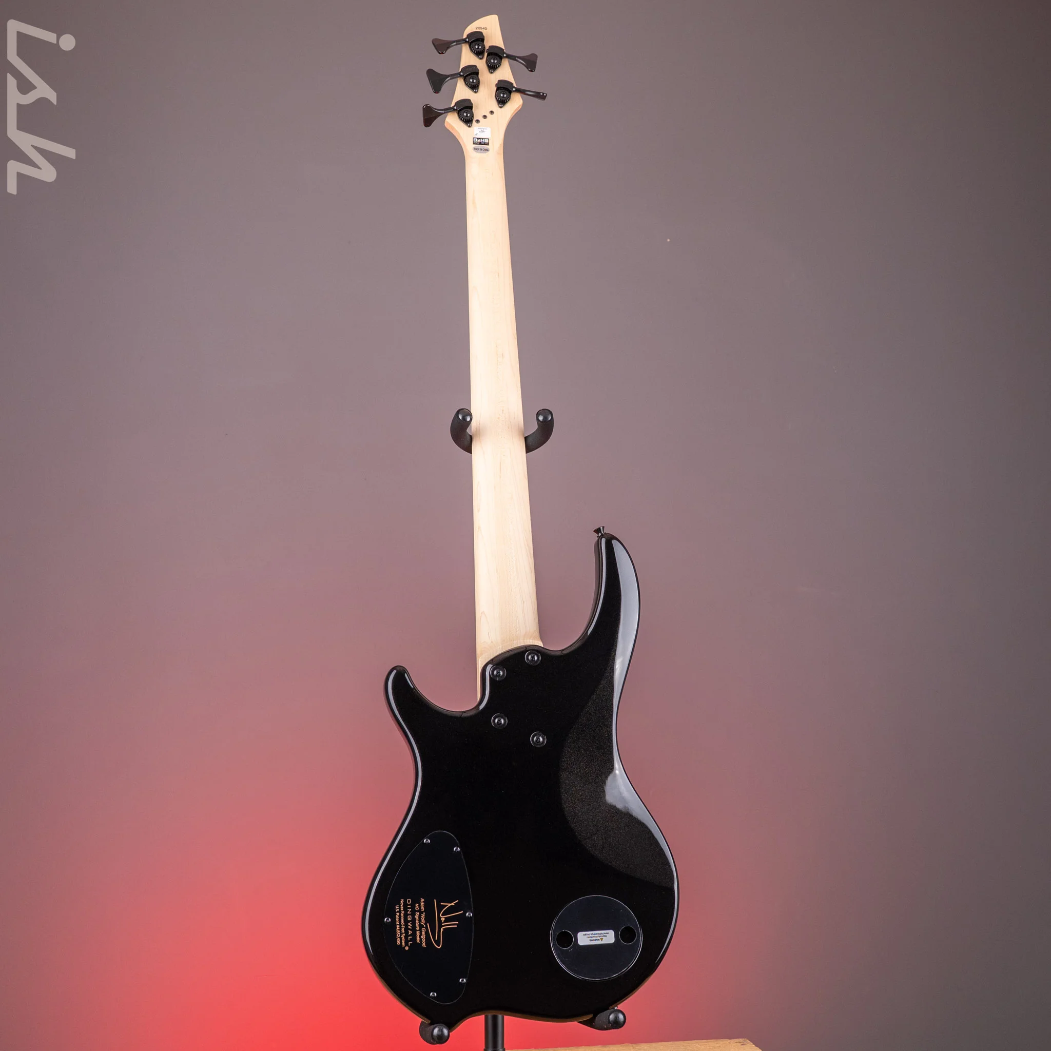 Dingwall NG-3 5-String Bass Metallic Black - Image 8