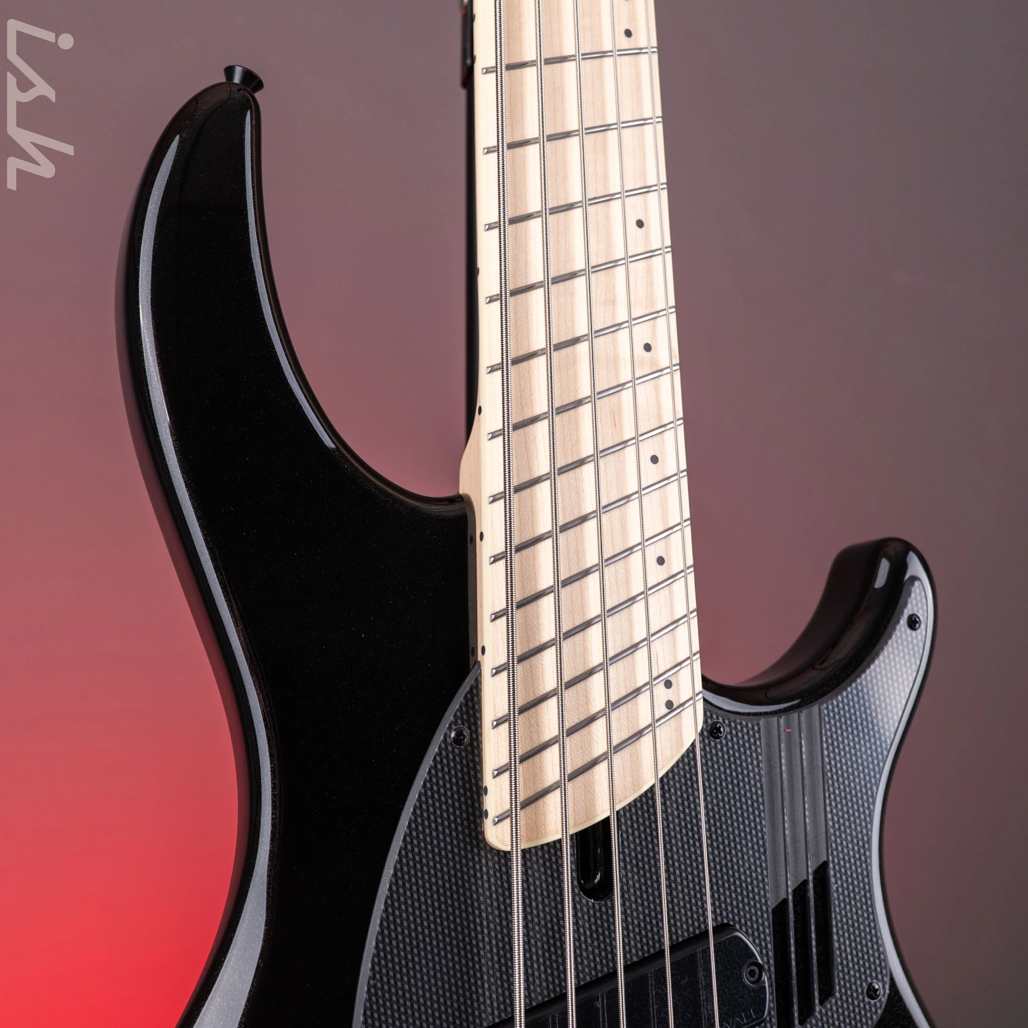 Dingwall NG-3 5-String Bass Metallic Black - Image 4