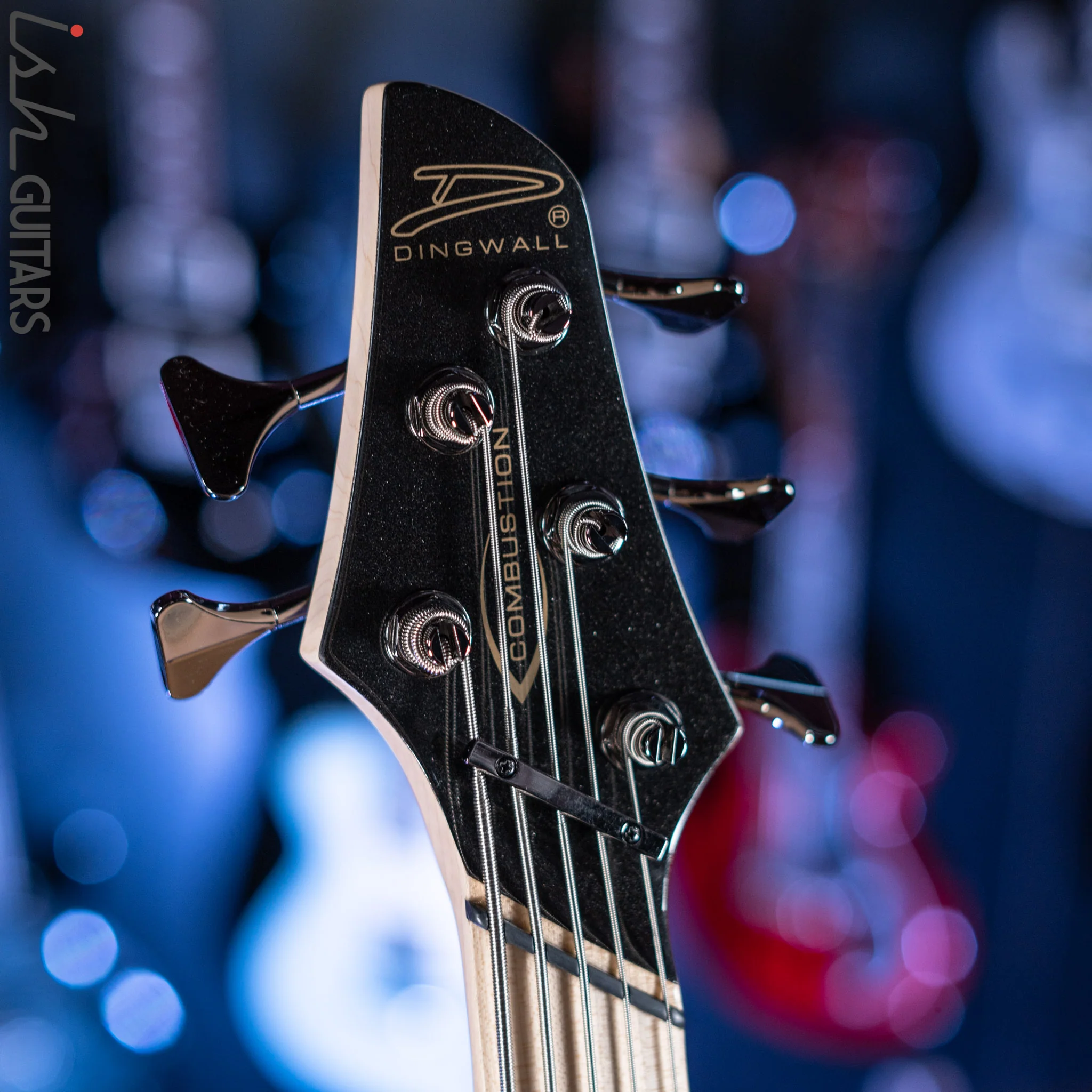 Dingwall NG-3 5-String Bass Metallic Black Gloss - Image 6