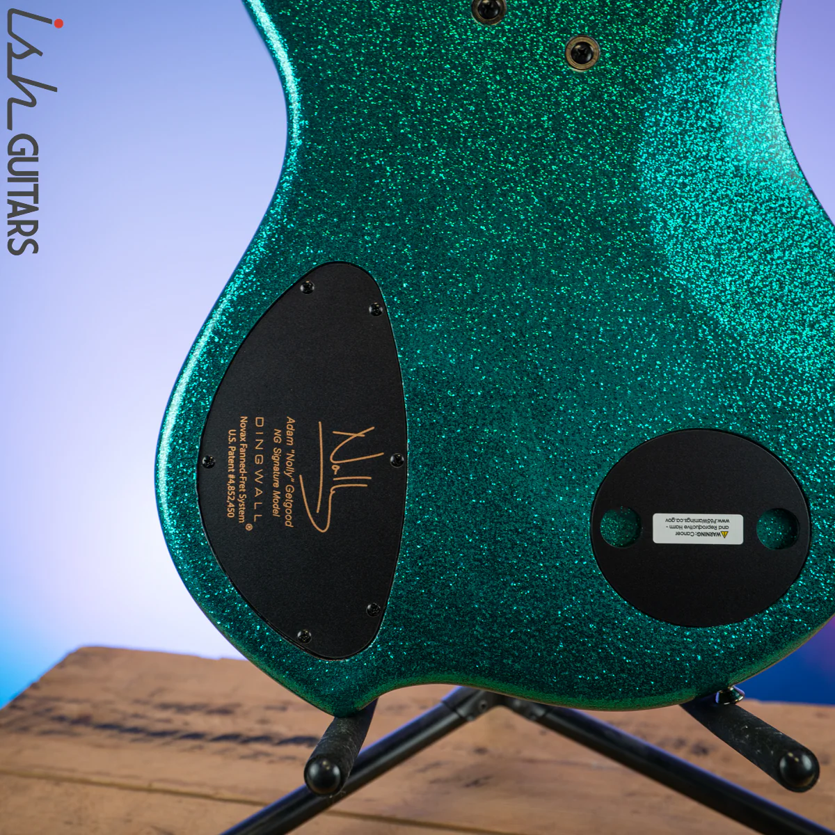 Dingwall NG-3 5 String Metalflake Aquamarine - Image 9