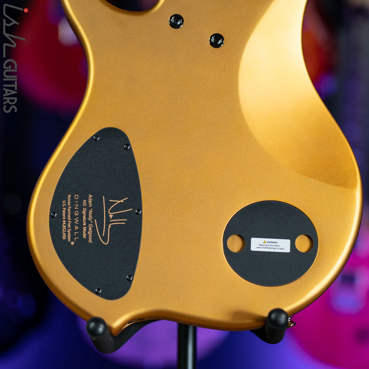Dingwall NG-3 5-String Matte Gold Metallic Bass - Image 10