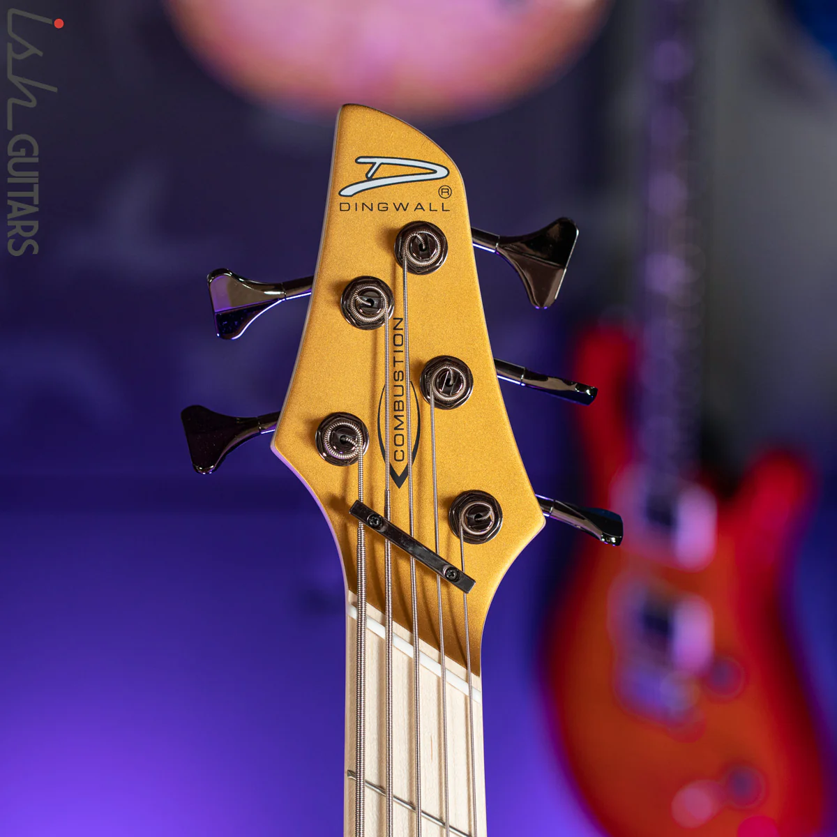 Dingwall NG-3 5-String Matte Gold Metallic Bass - Image 6