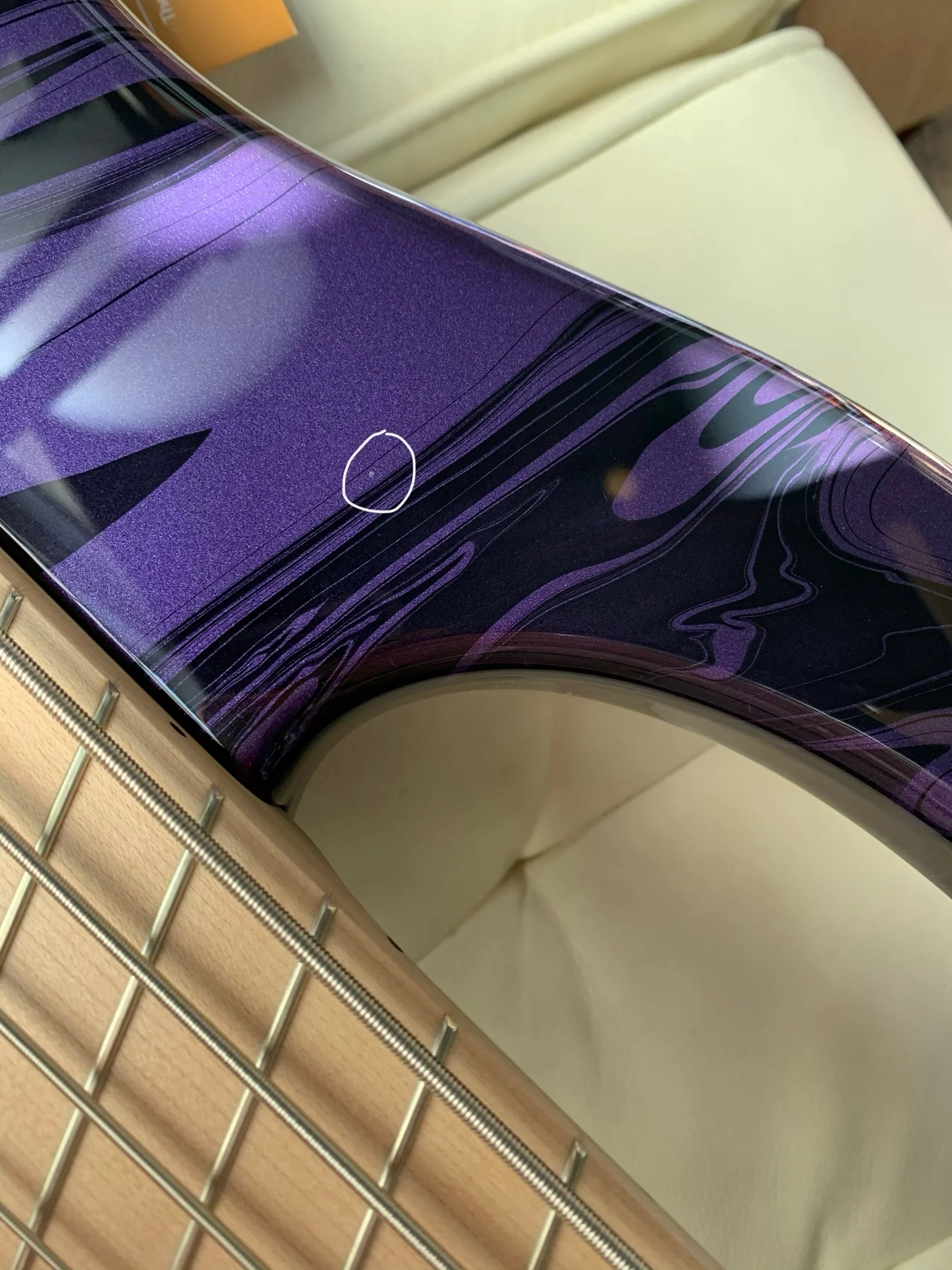 Dingwall NG-3 5-String Purple Metallic Swirl B-STOCK - Image 13