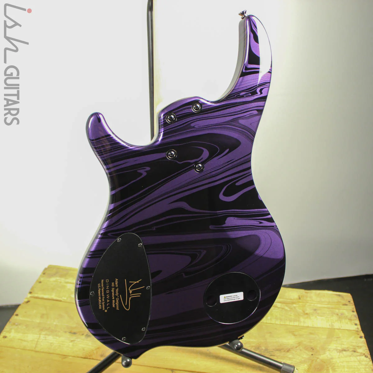 Dingwall NG-3 5-String Purple Metallic Swirl B-STOCK - Image 7