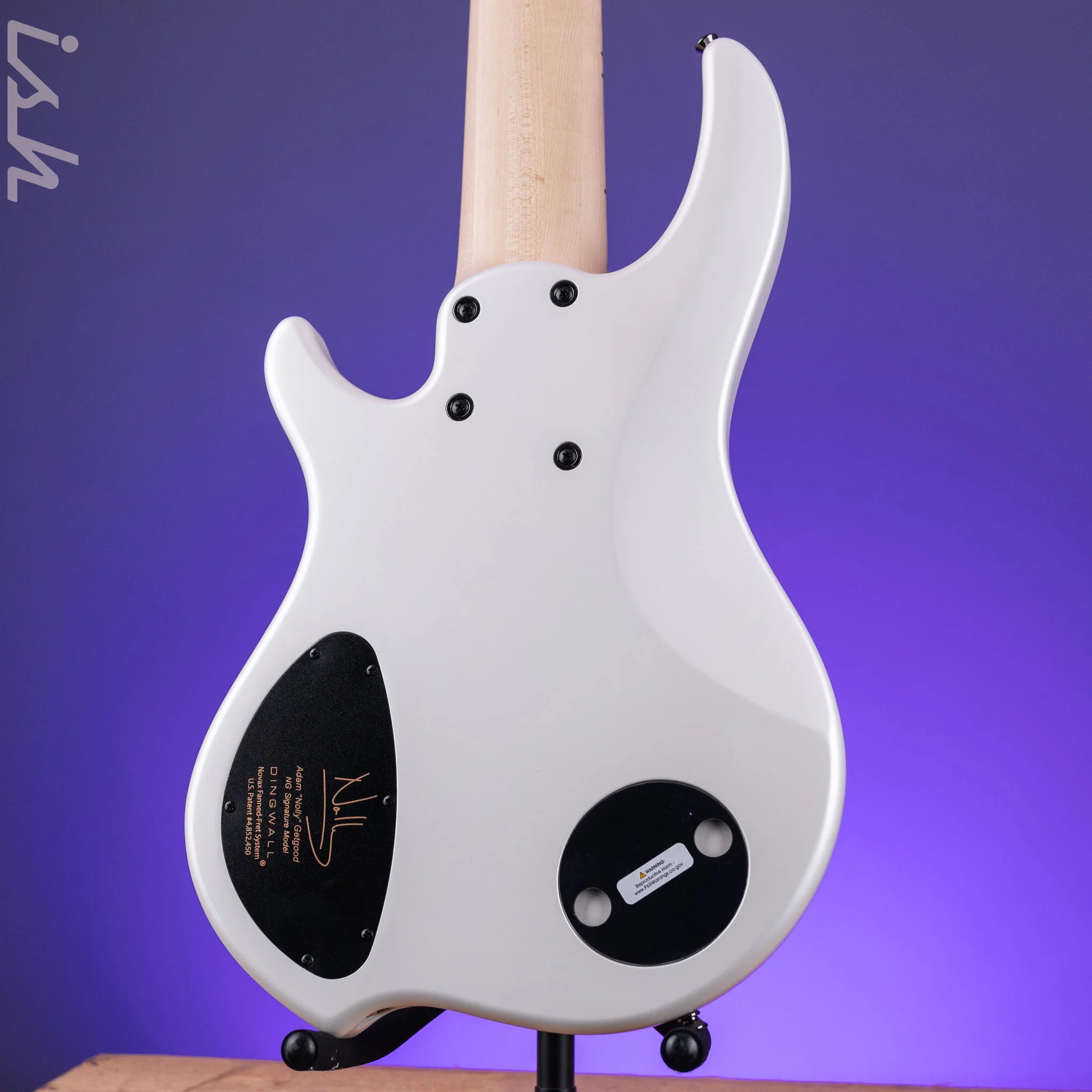 Dingwall NG-3 6-String Bass Matte Ducati Pearl White - Image 7