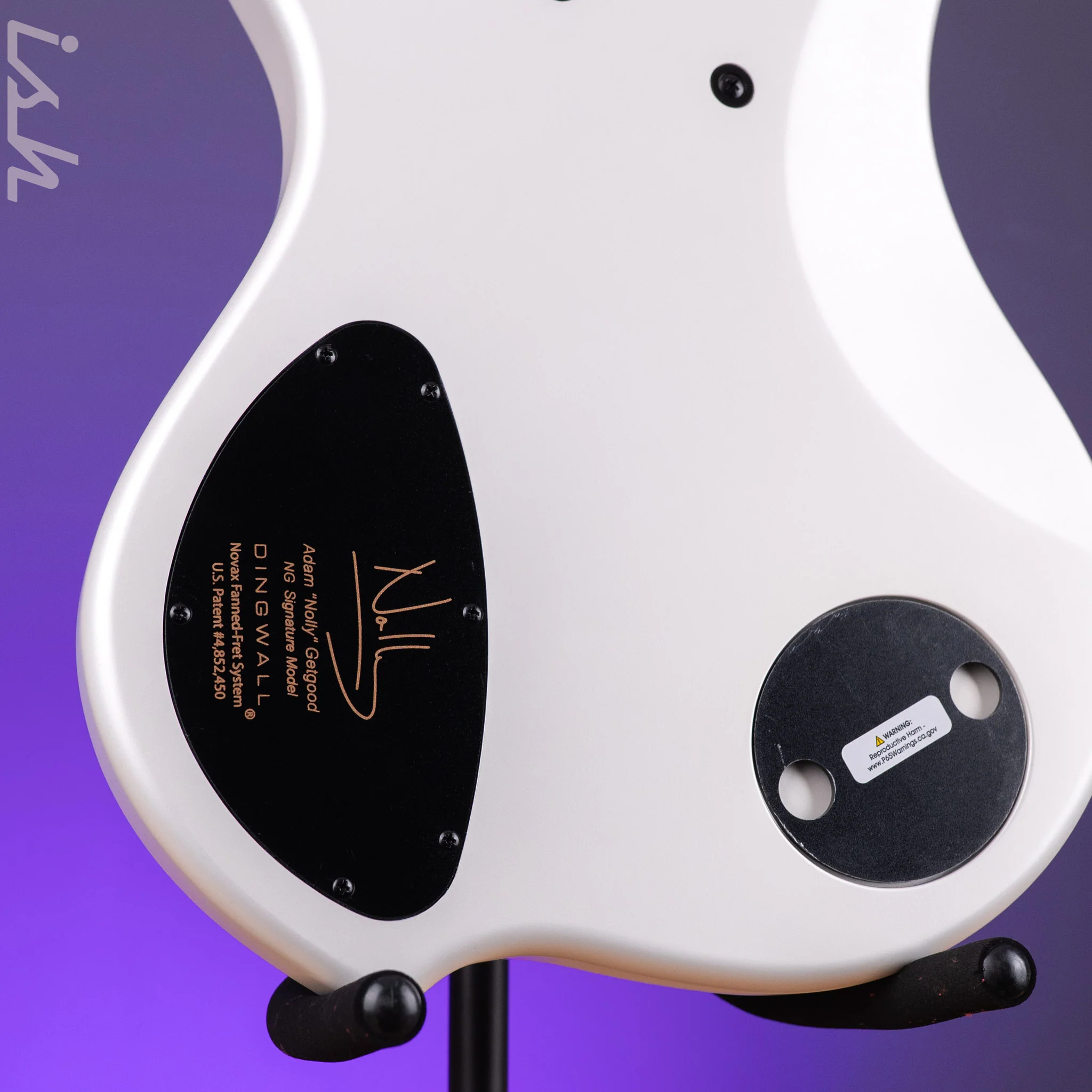 Dingwall NG-3 6-String Bass Matte Ducati Pearl White - Image 11
