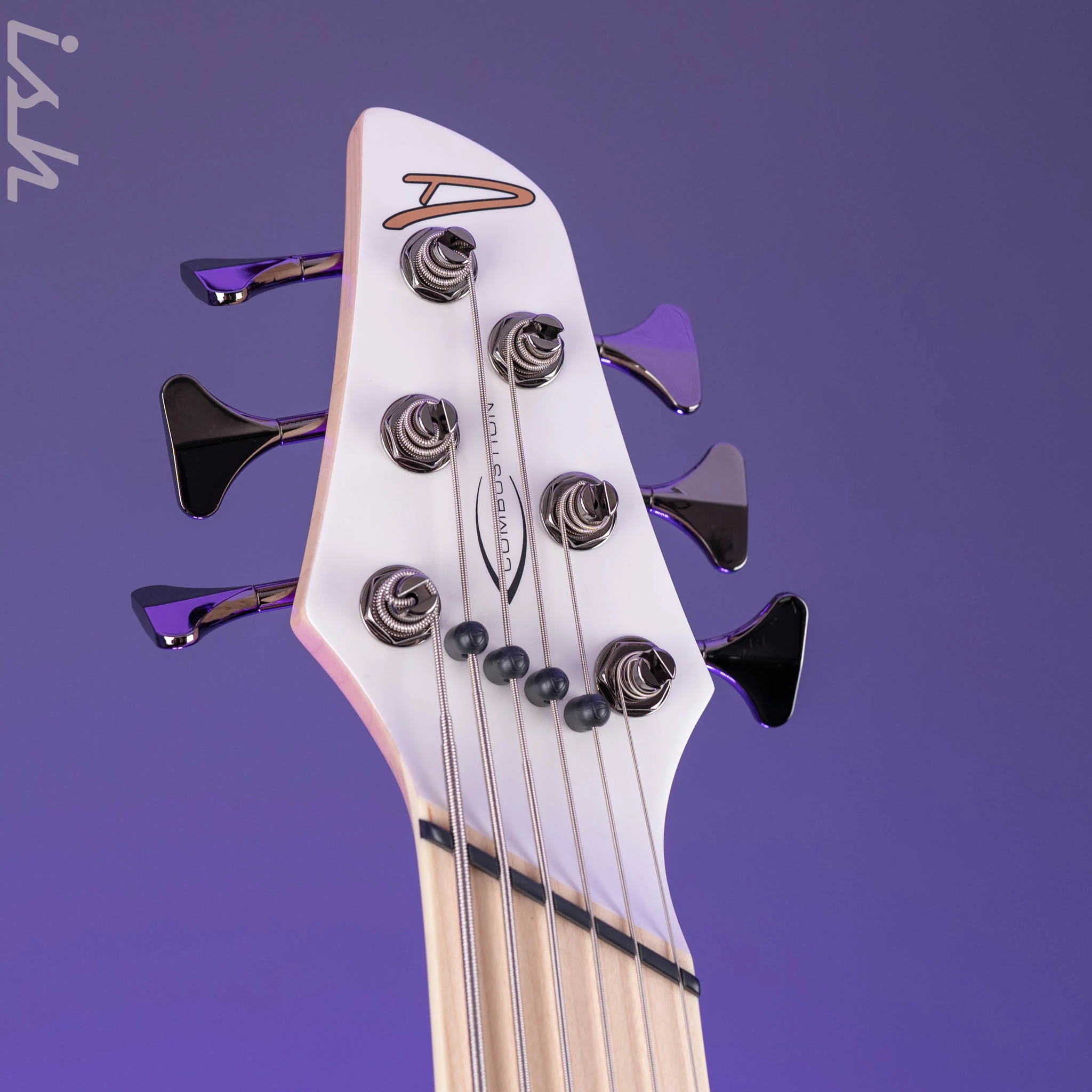 Dingwall NG-3 6-String Bass Matte Ducati Pearl White - Image 5
