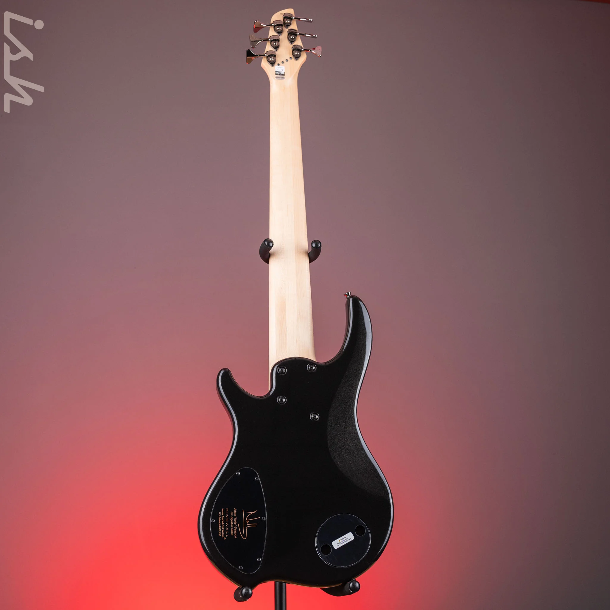 Dingwall NG-3 6-String Bass Metallic Black - Image 6