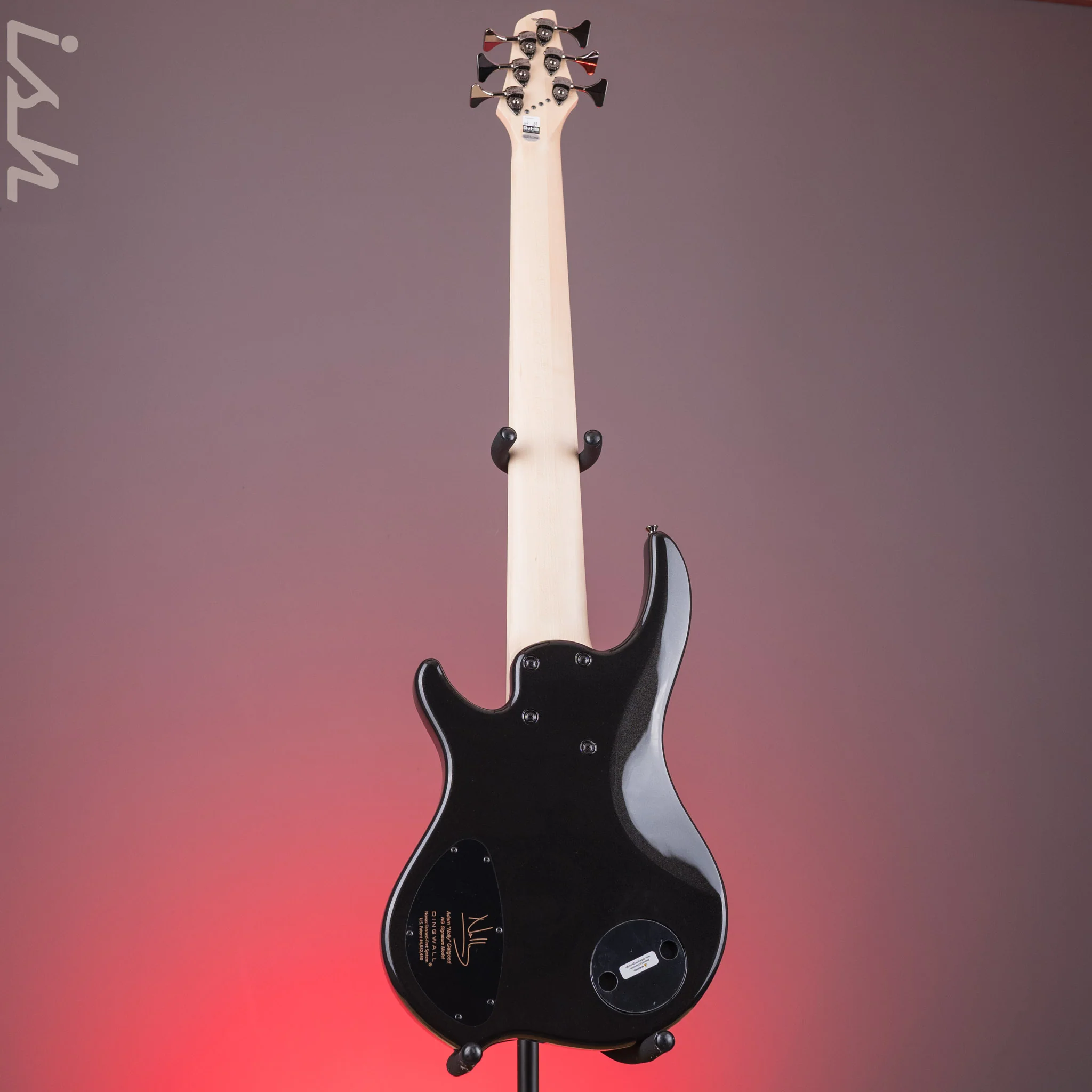 Dingwall NG-3 6-String Bass Metallic Black - Image 6