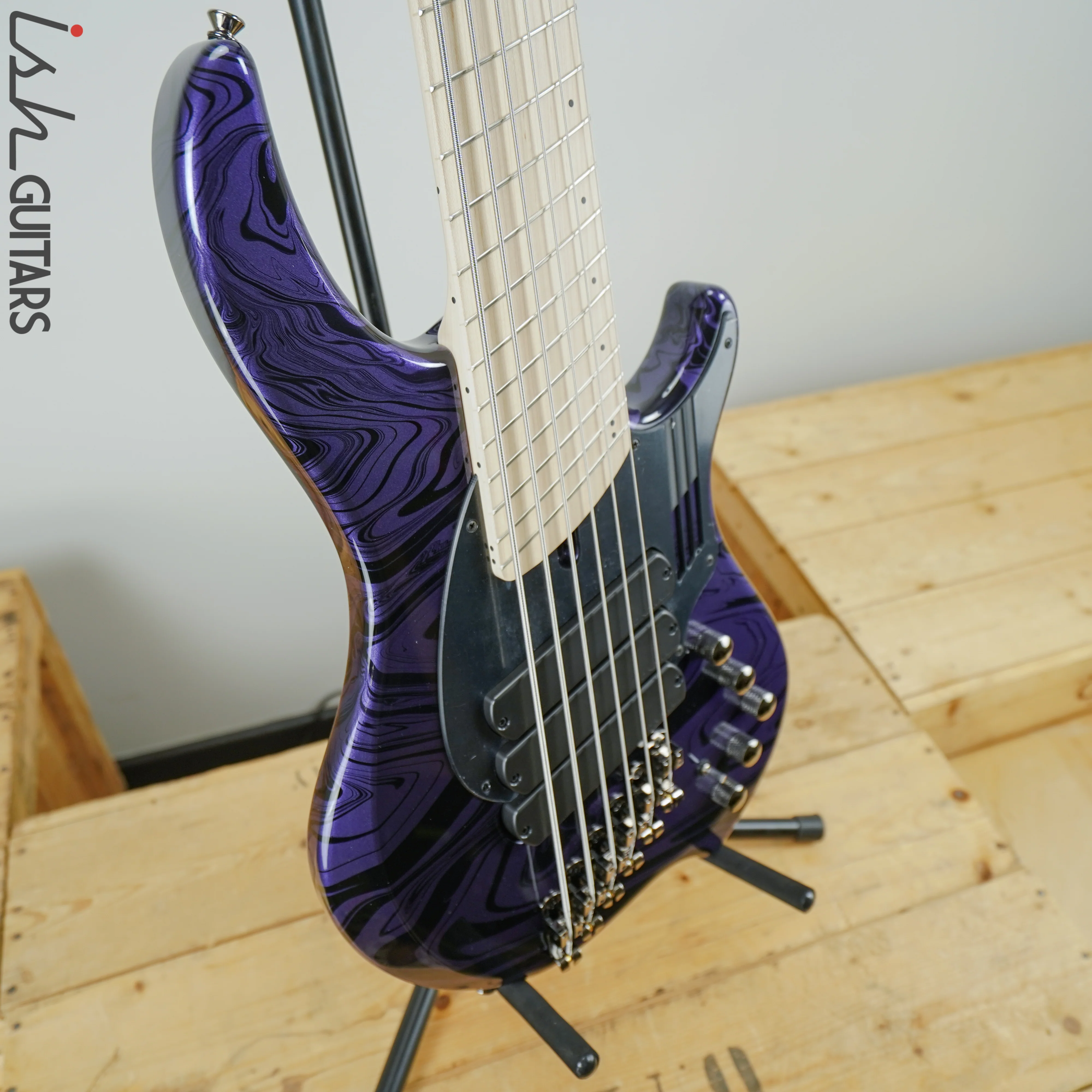 Dingwall NG-3 6 String Bass Purple Metallic Swirl - Image 5