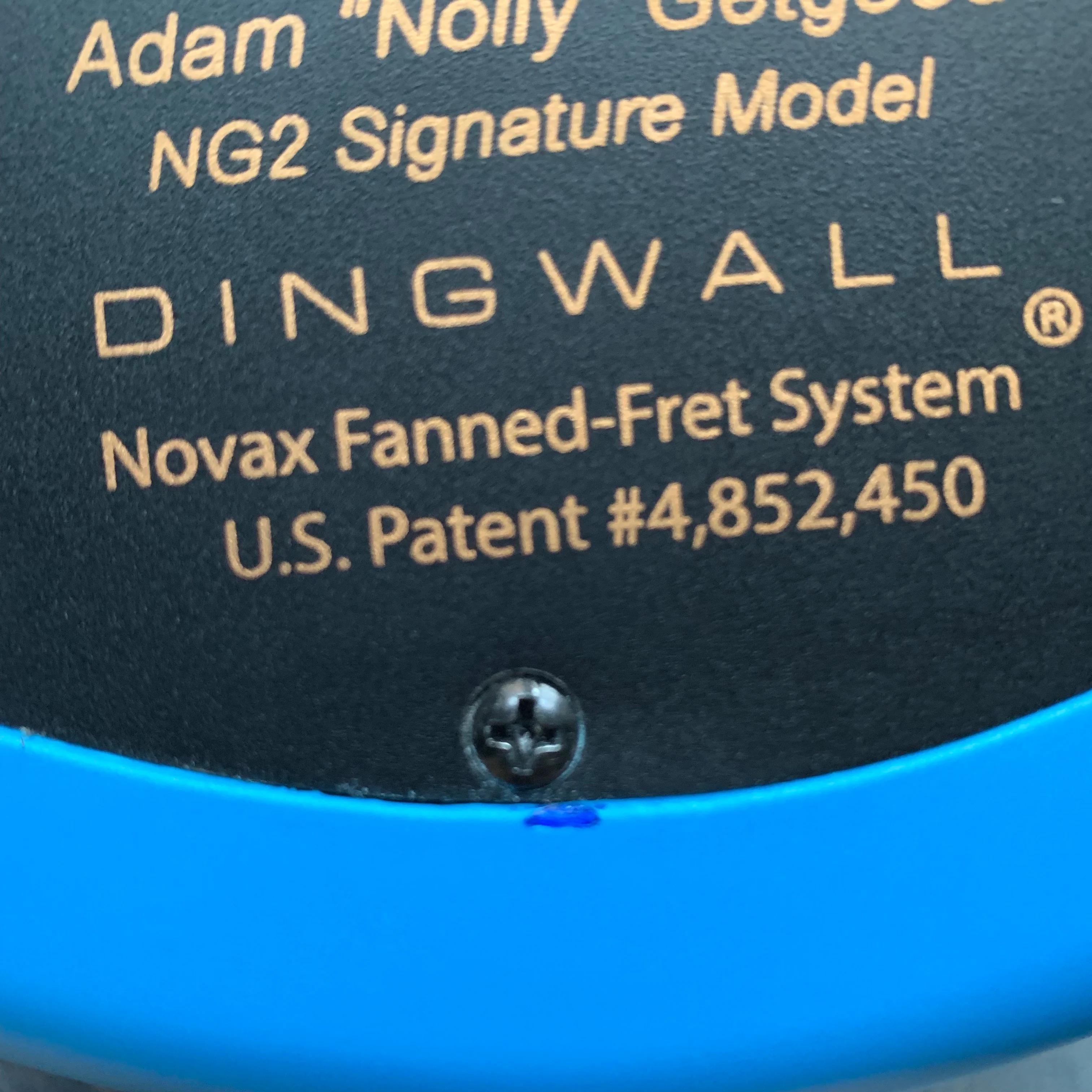 Dingwall NG2 5-String Laguna Seca Blue Maple Fretboard B-Stock - Image 9