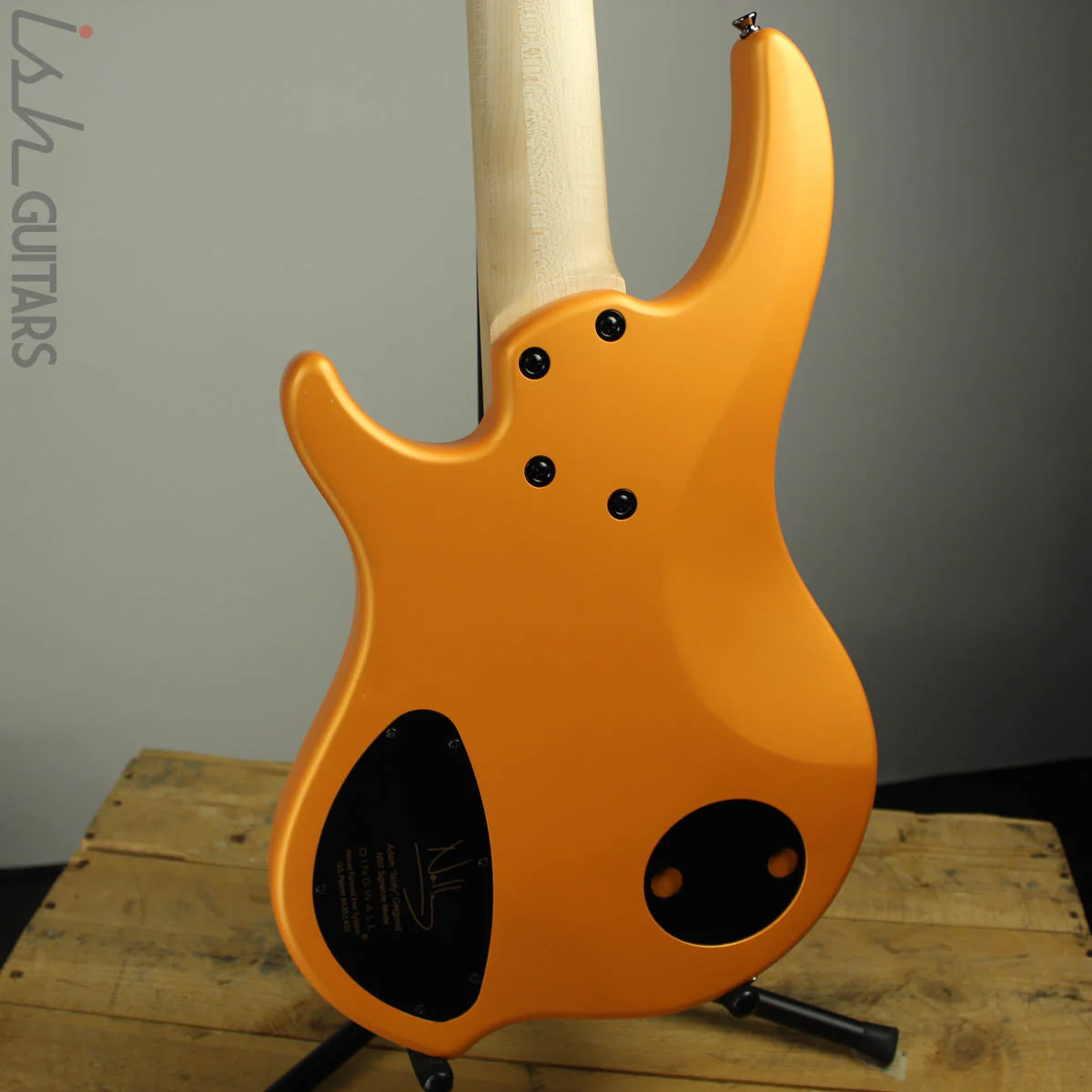 Dingwall NG2 5-String Lamborghini Matte Pearl Orange Maple Fretboard B-Stock - Image 7