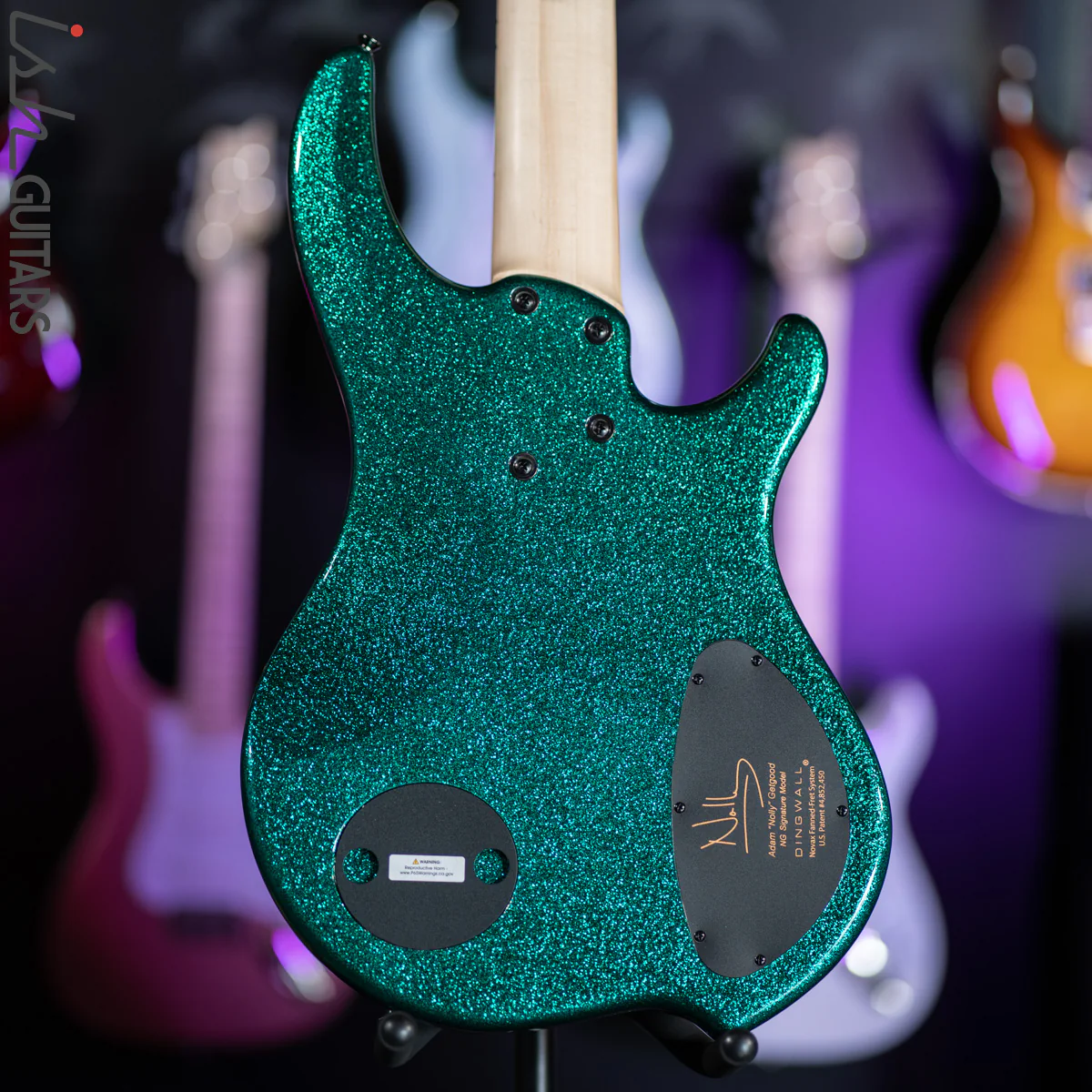 Dingwall Left Handed NG-3 5-String Gloss Metalflake Aquamarine - Image 9