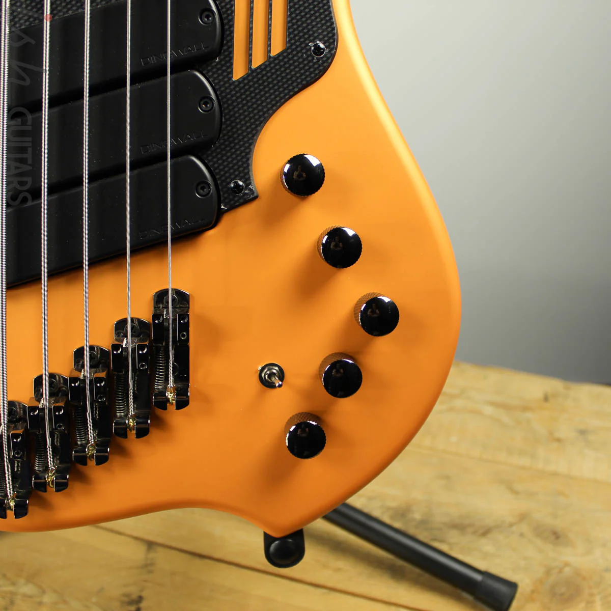 Dingwall NG3 5-String Lamborghini Matte Pearl Orange Swirl B-Stock - Image 3