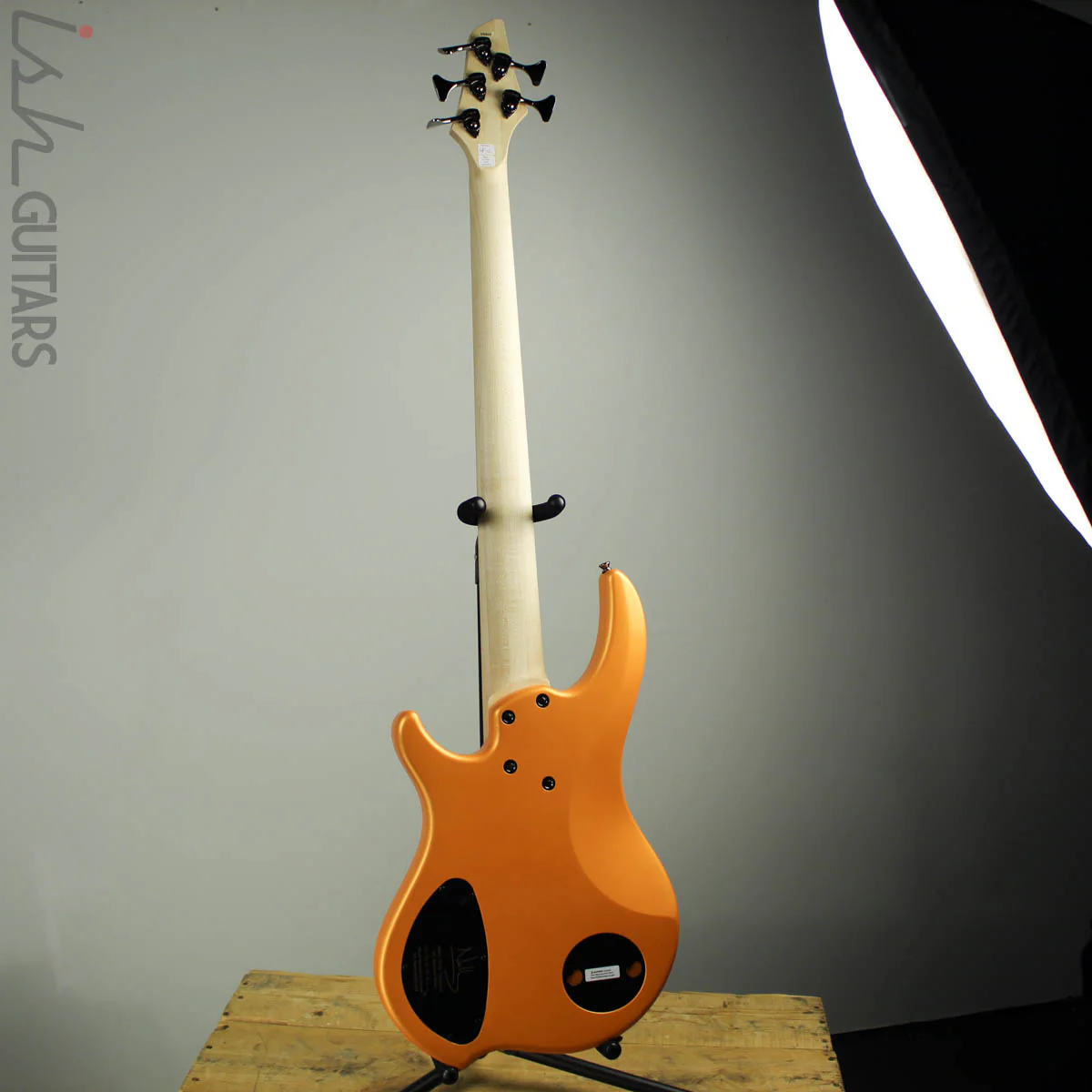 Dingwall NG3 5-String Lamborghini Matte Pearl Orange Swirl B-Stock - Image 8
