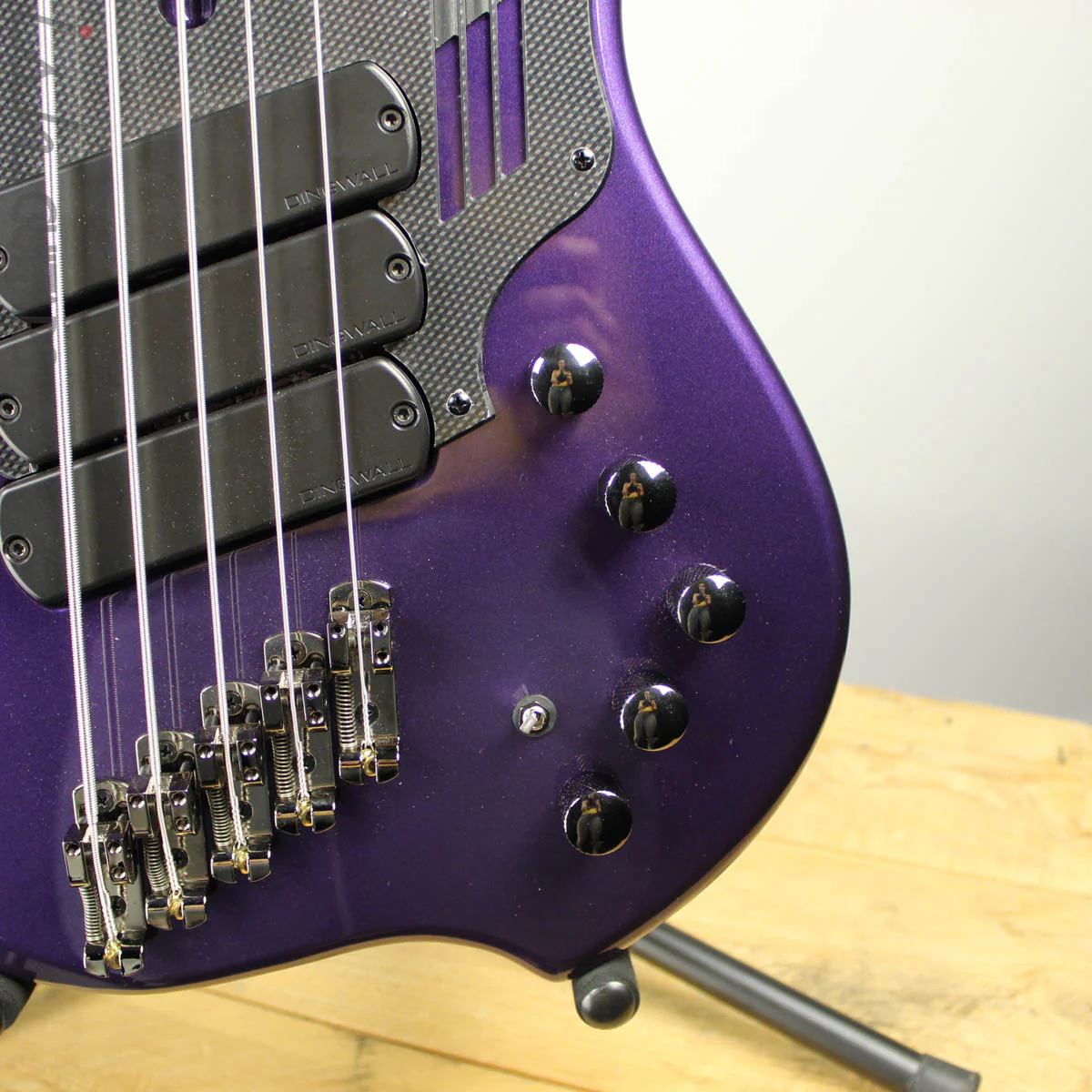 Dingwall NG3 5-String Purple Metallic Maple Fretboard - Image 3