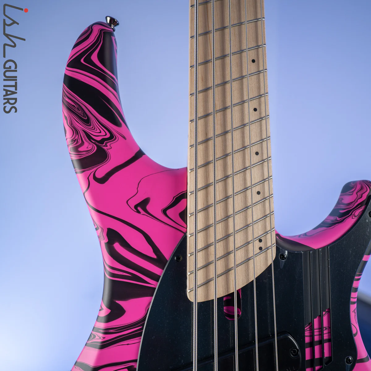 Dingwall NG-3 Matte Pink Swirl 5-String Bass - Image 3