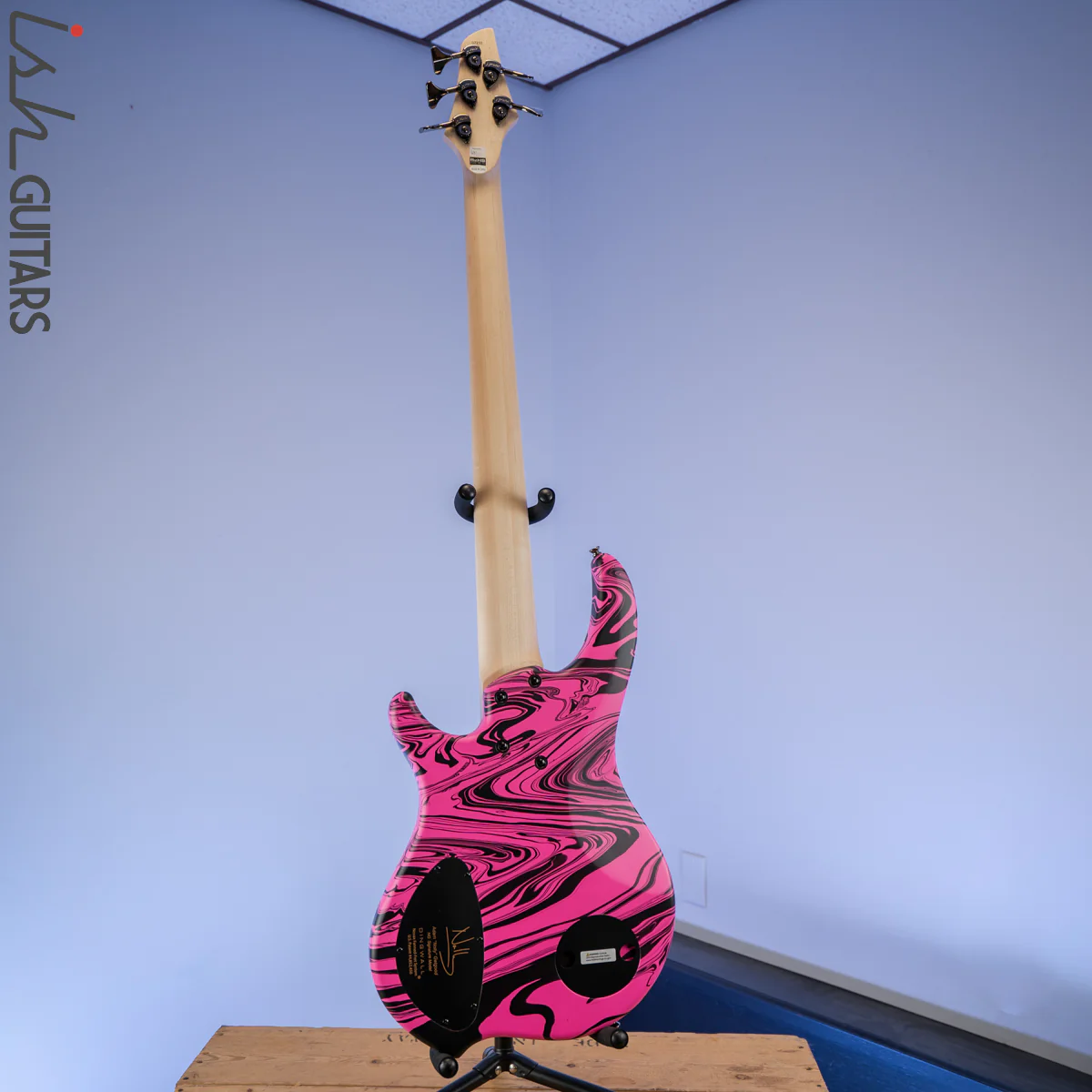 Dingwall NG-3 Matte Pink Swirl 5-String Bass - Image 7