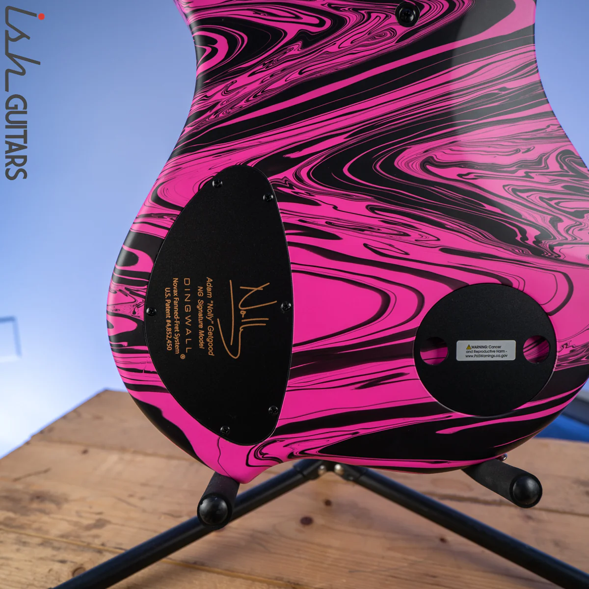 Dingwall NG-3 Matte Pink Swirl 5-String Bass B-Stock - Image 10