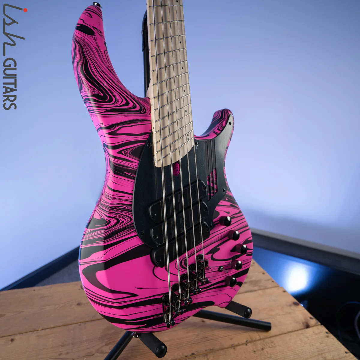 Dingwall NG-3 Matte Pink Swirl 5-String Bass B-Stock - Image 5