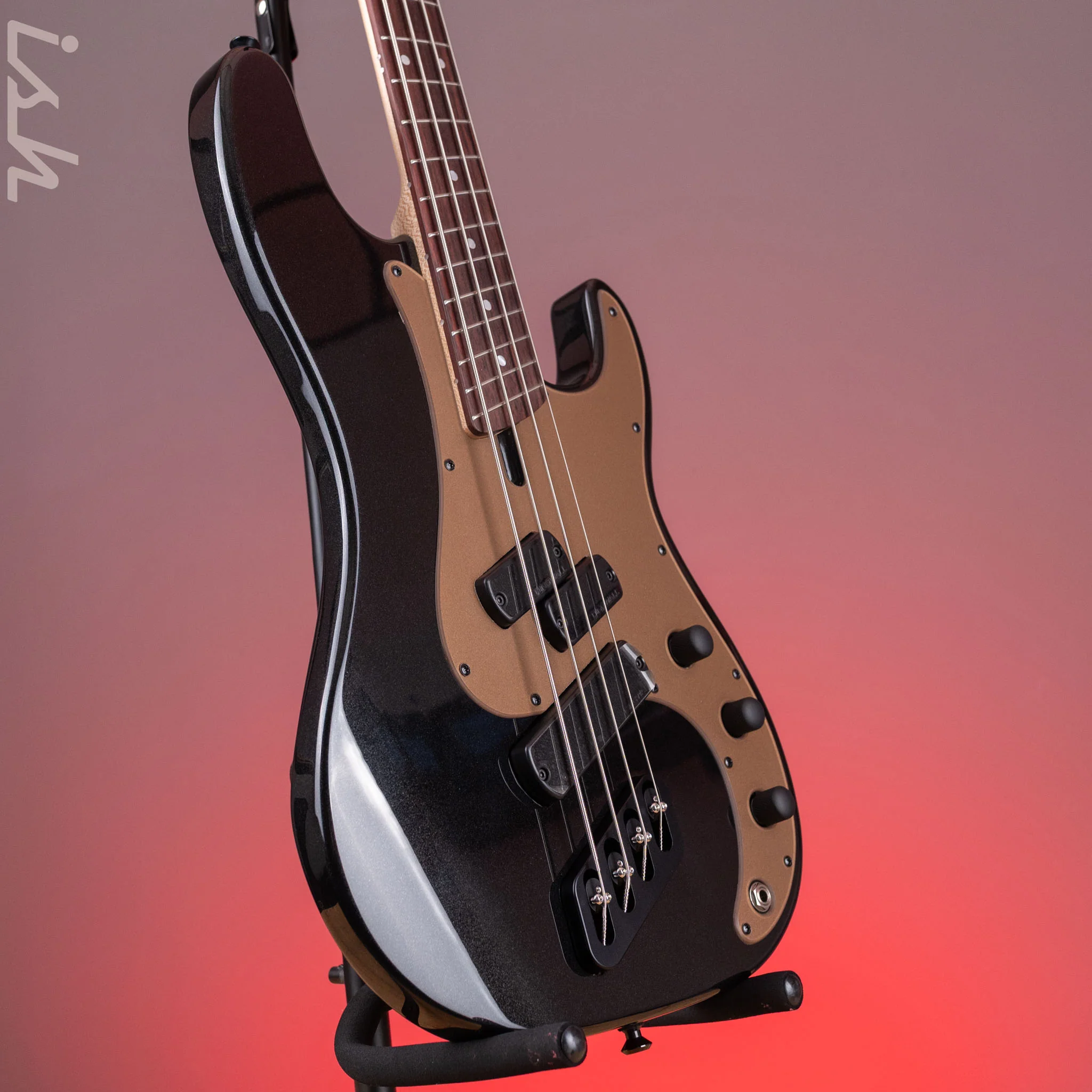 Dingwall SP1 4-String Bass Gloss Metallic Black - Image 3