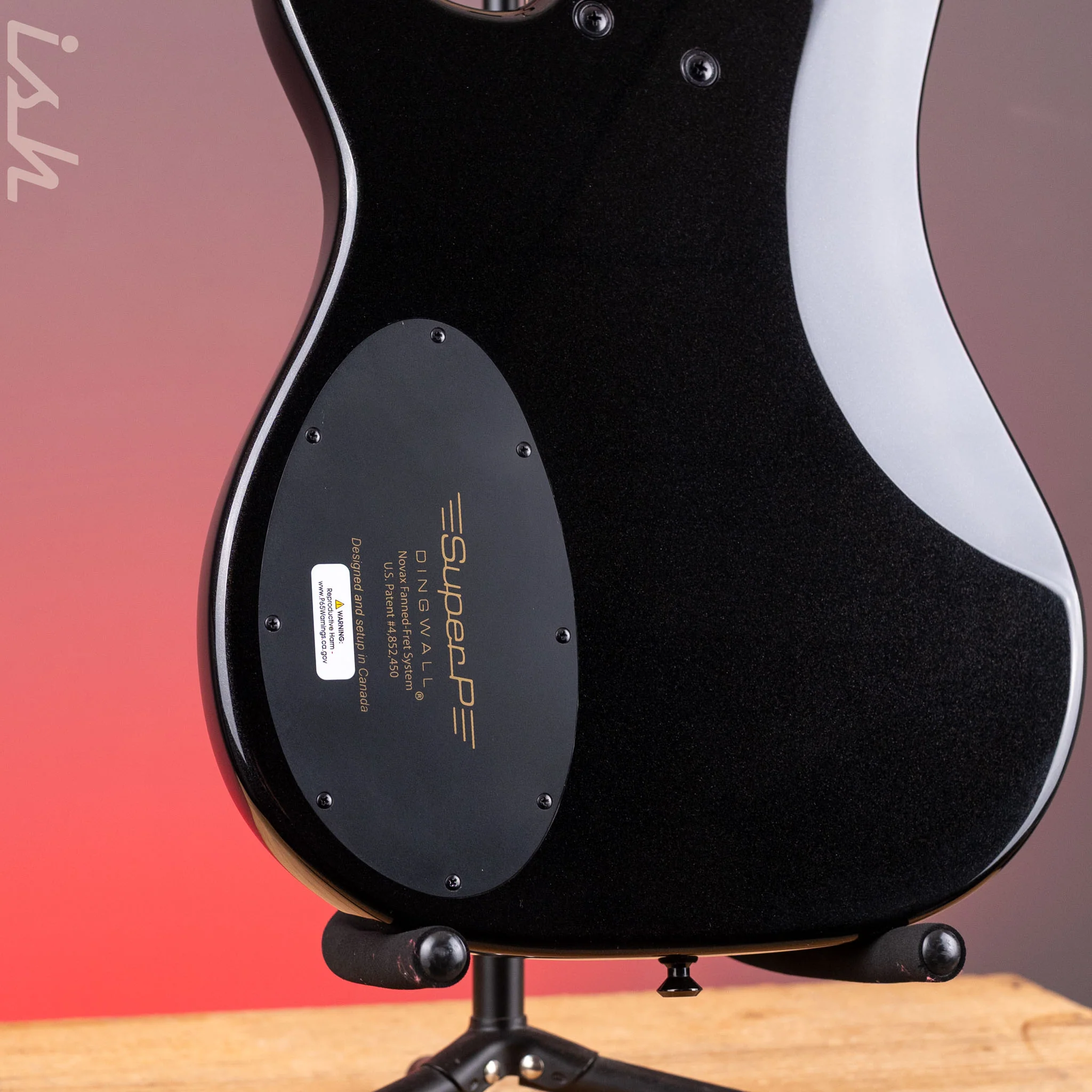 Dingwall SP1 4-String Bass Gloss Metallic Black - Image 10