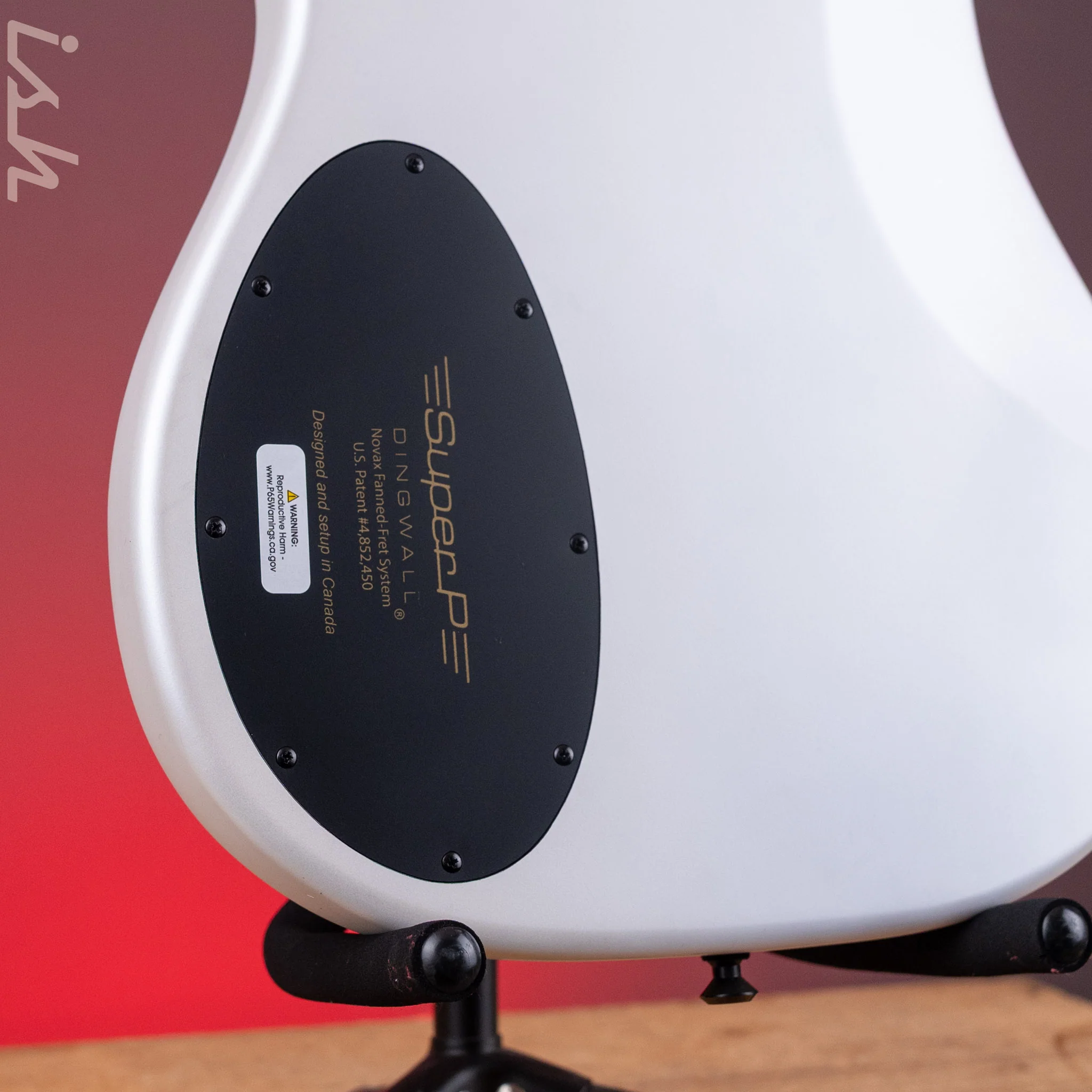 Dingwall SP1 4-String Bass Matte Ducati Pearl White - Image 10