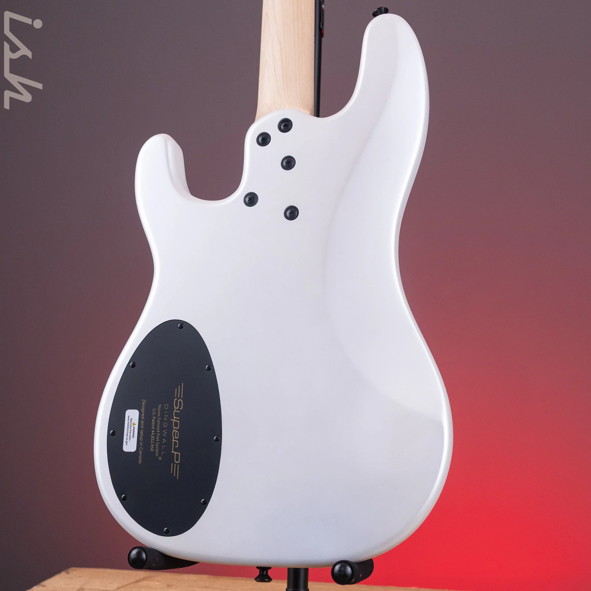 Dingwall SP1 4-String Bass Matte Ducati Pearl White - Image 8