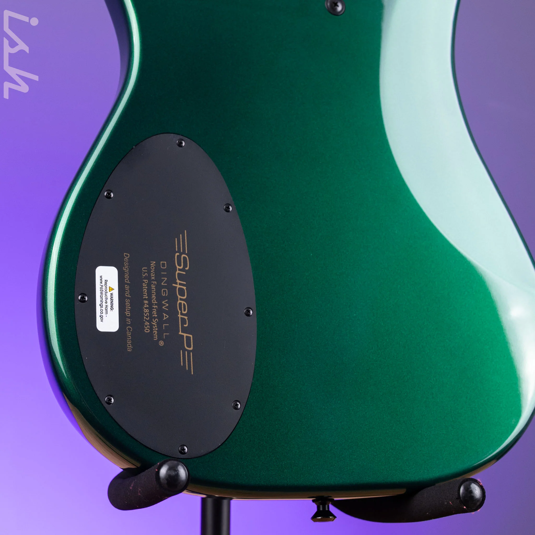 Dingwall SP1 5-String Bass Dark Candy Green Gloss - Image 10