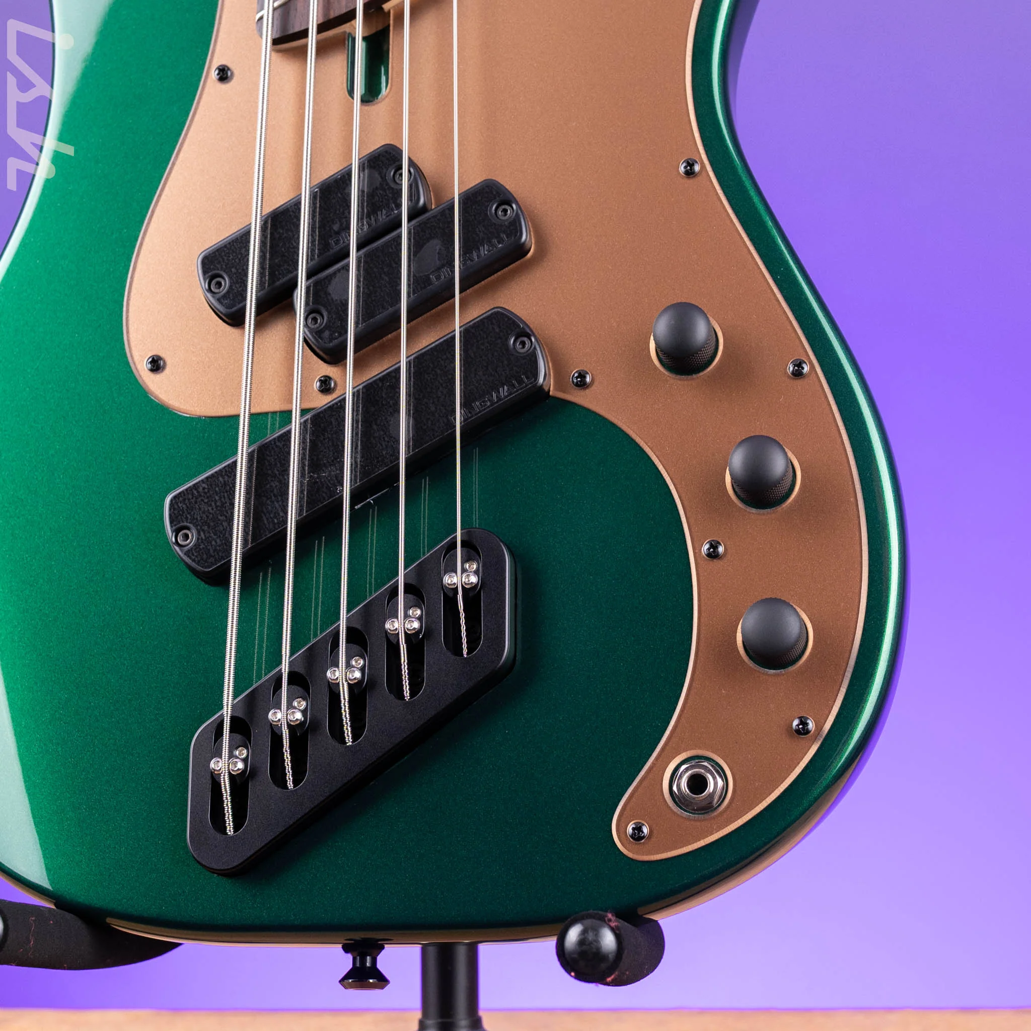 Dingwall SP1 5-String Bass Dark Candy Green Gloss - Image 5