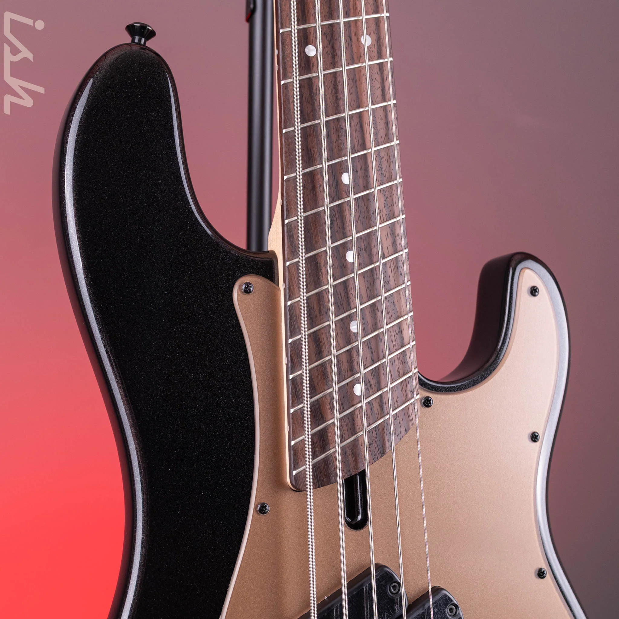 Dingwall SP1 5-String Bass Gloss Metallic Black - Image 4