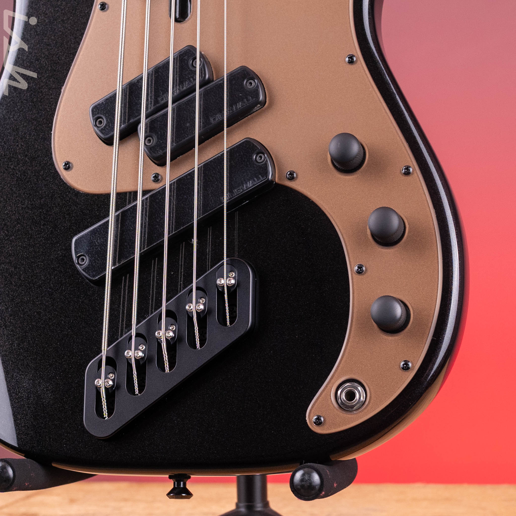 Dingwall SP1 5-String Bass Gloss Metallic Black - Image 5