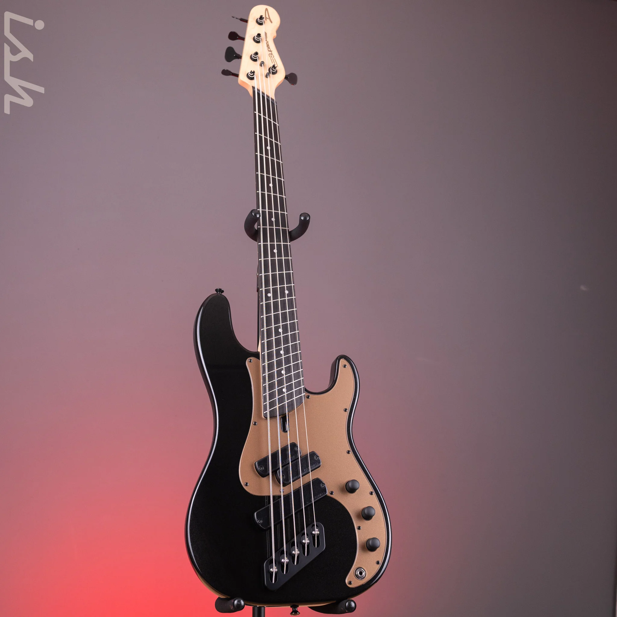 Dingwall SP1 5-String Bass Gloss Metallic Black - Image 2