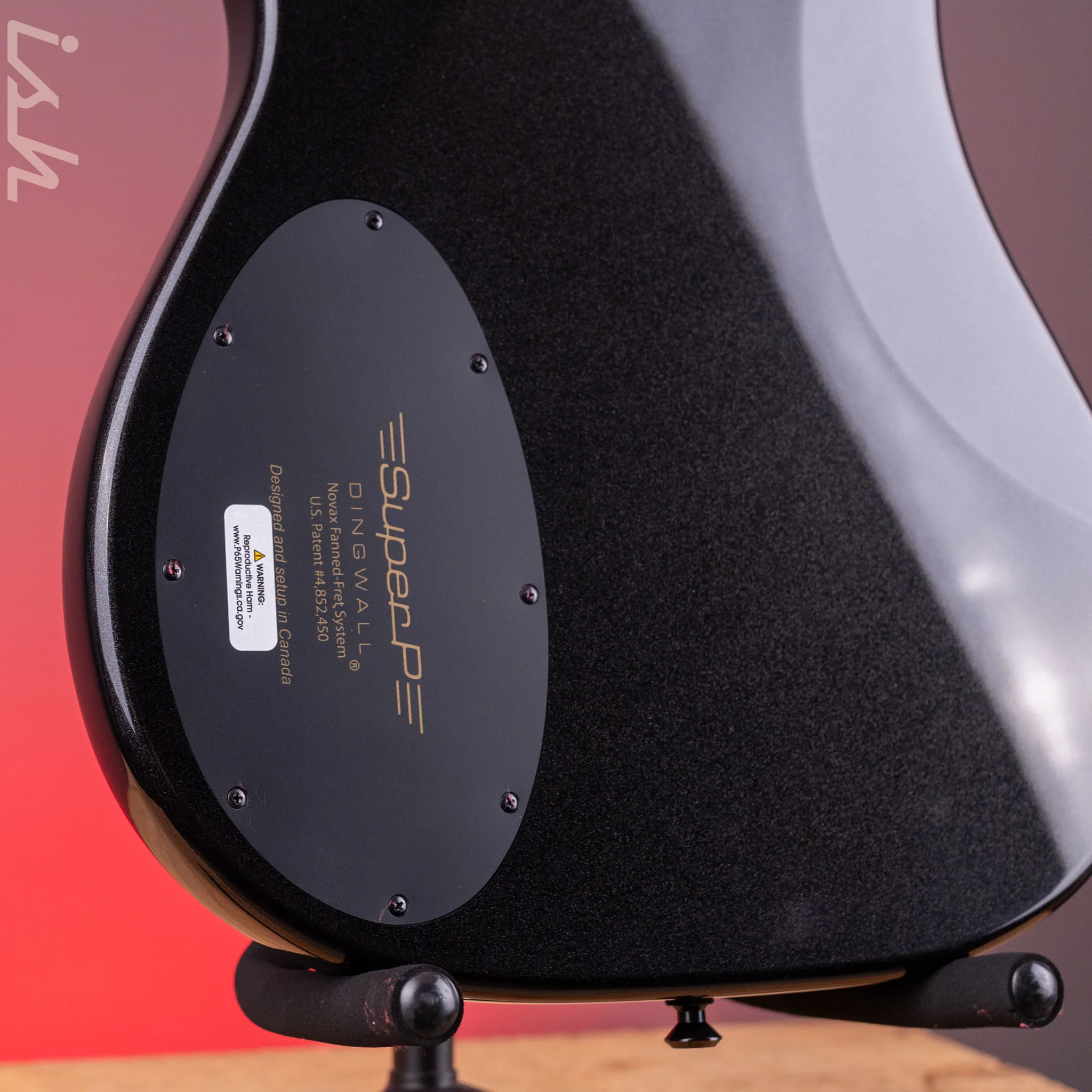 Dingwall SP1 5-String Bass Gloss Metallic Black - Image 10