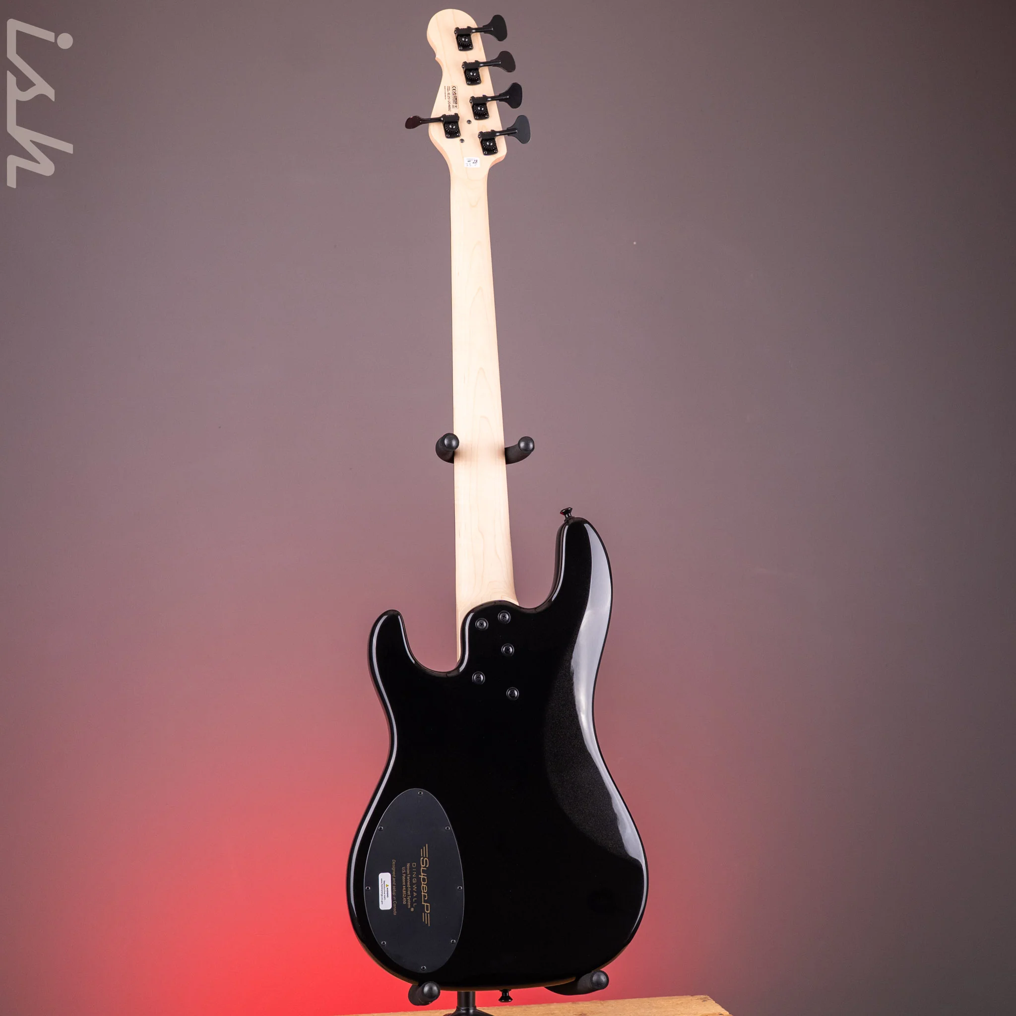 Dingwall SP1 5-String Bass Gloss Metallic Black - Image 8